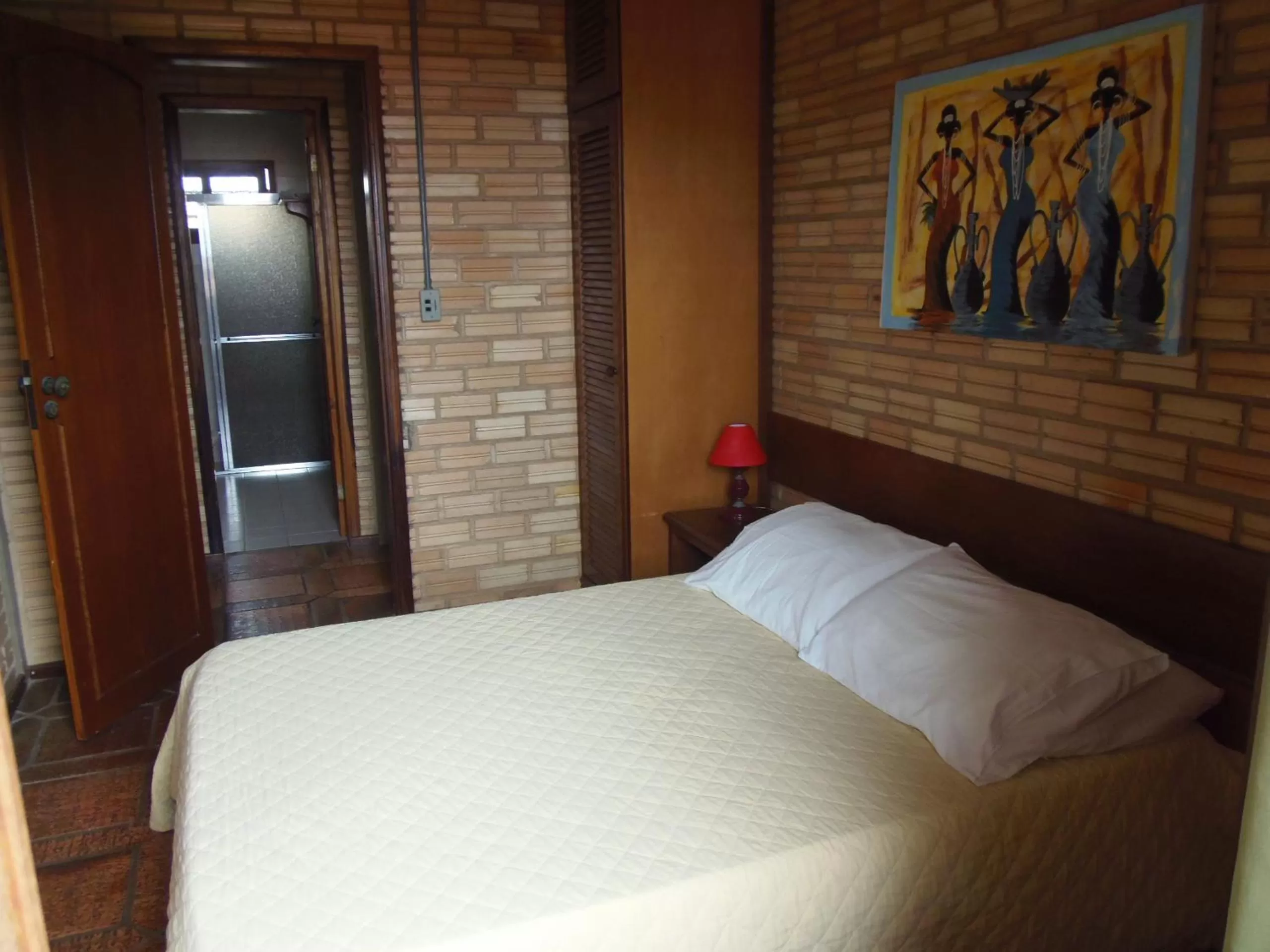 Bed in Pousada da Villa