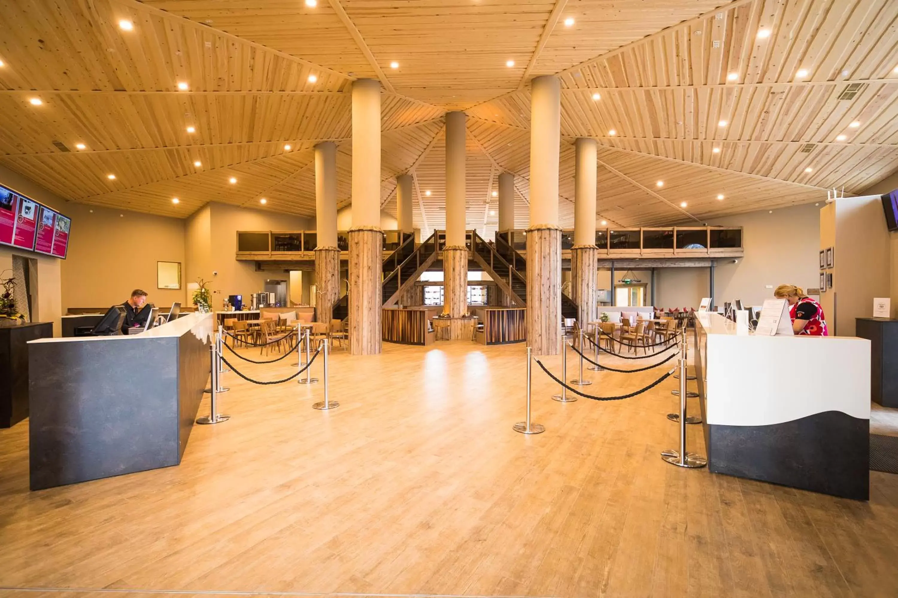 Lobby or reception in Santa Claus Holiday Village Lobby or reception in Santa Claus Holiday Village