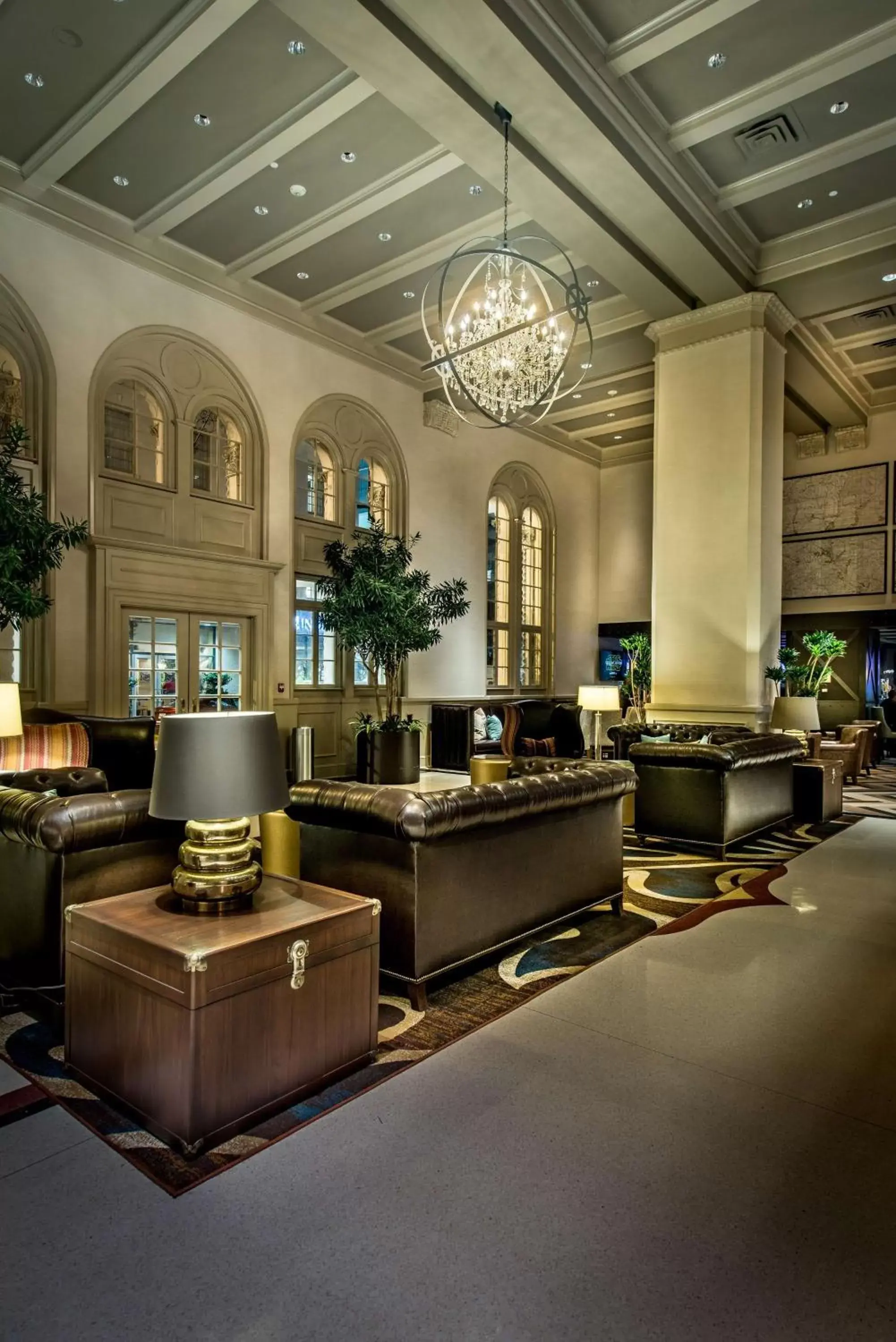 Lobby or reception in Hilton Baton Rouge Capitol Center