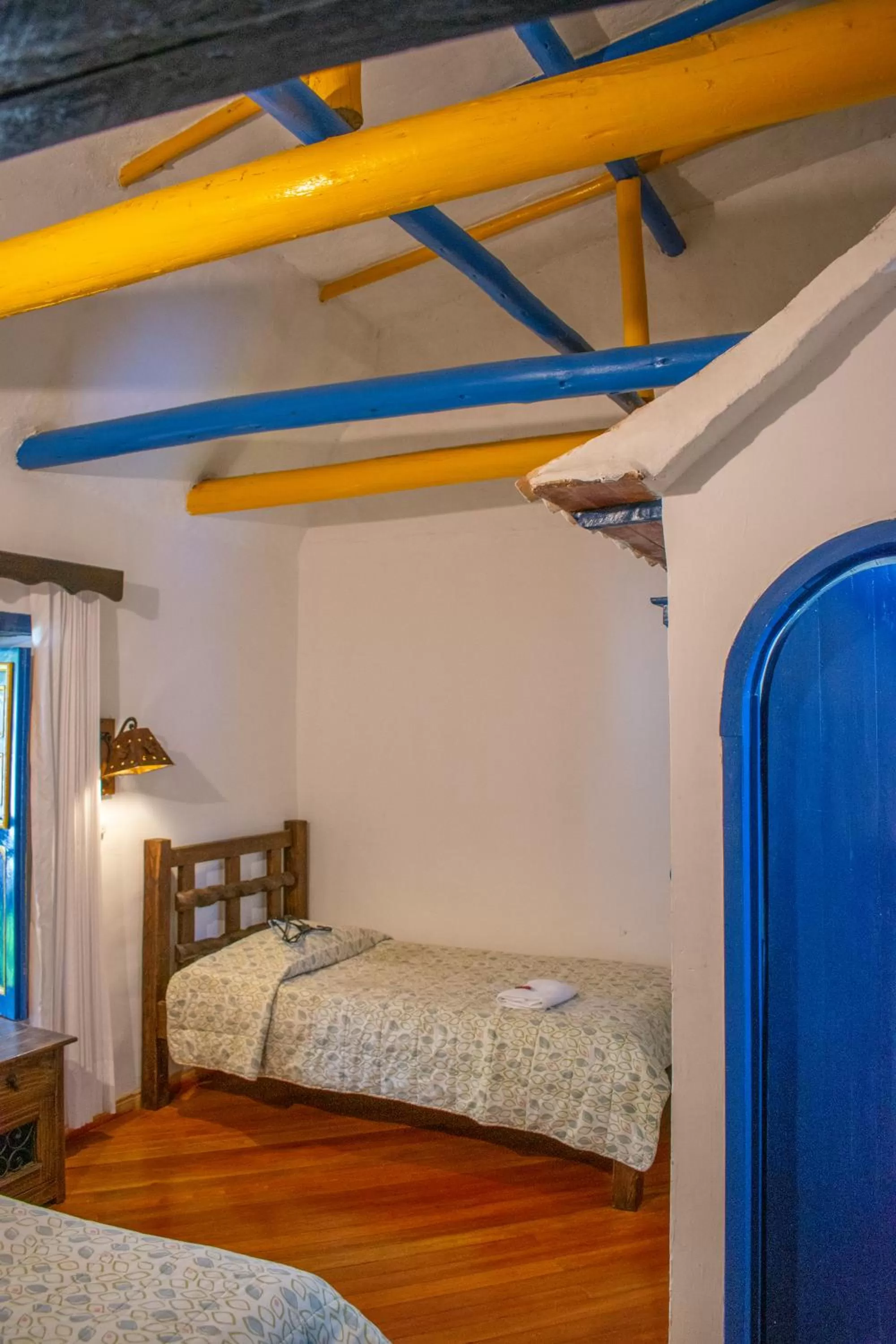 Bed in Hotel Museo la Posada del Molino