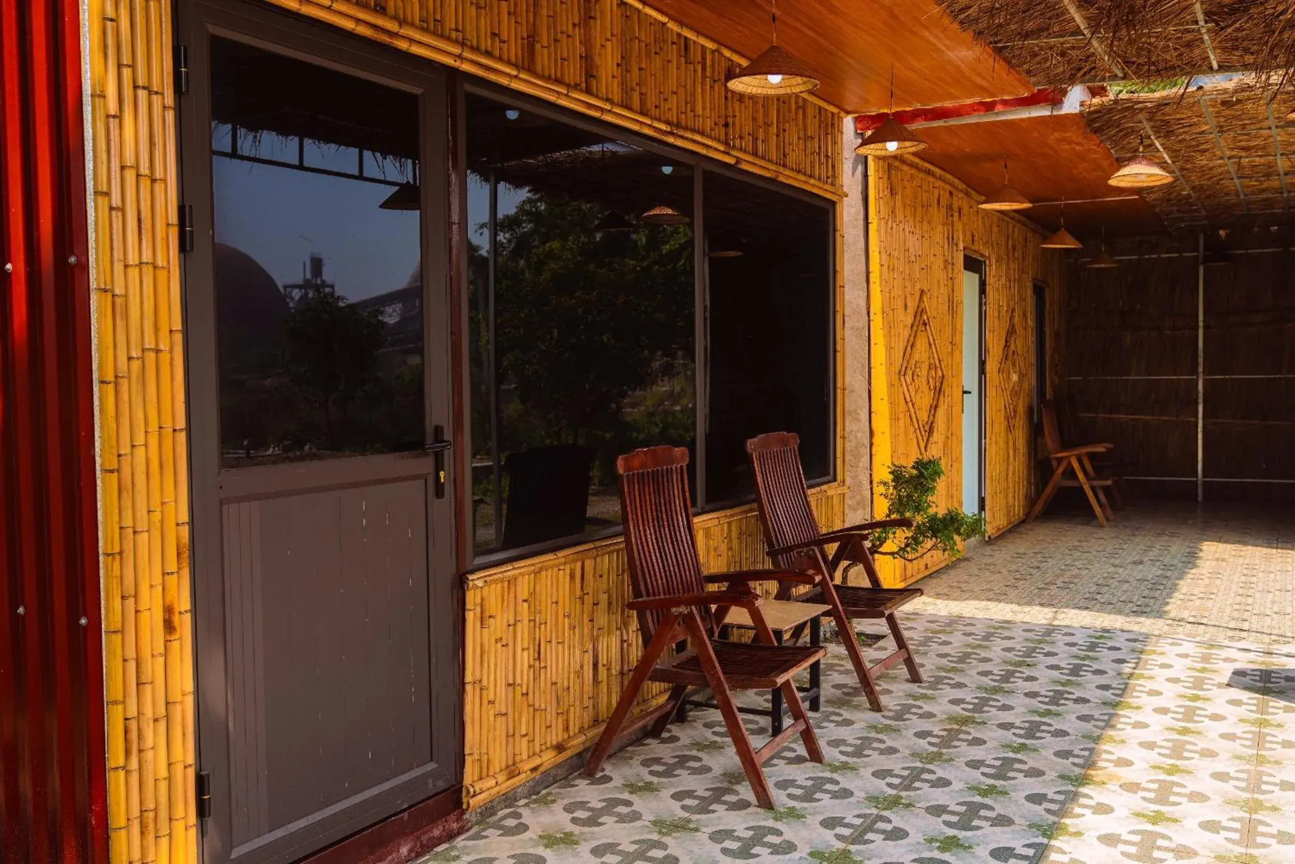 Balcony/Terrace in Tam Coc Cat Luong Homestay