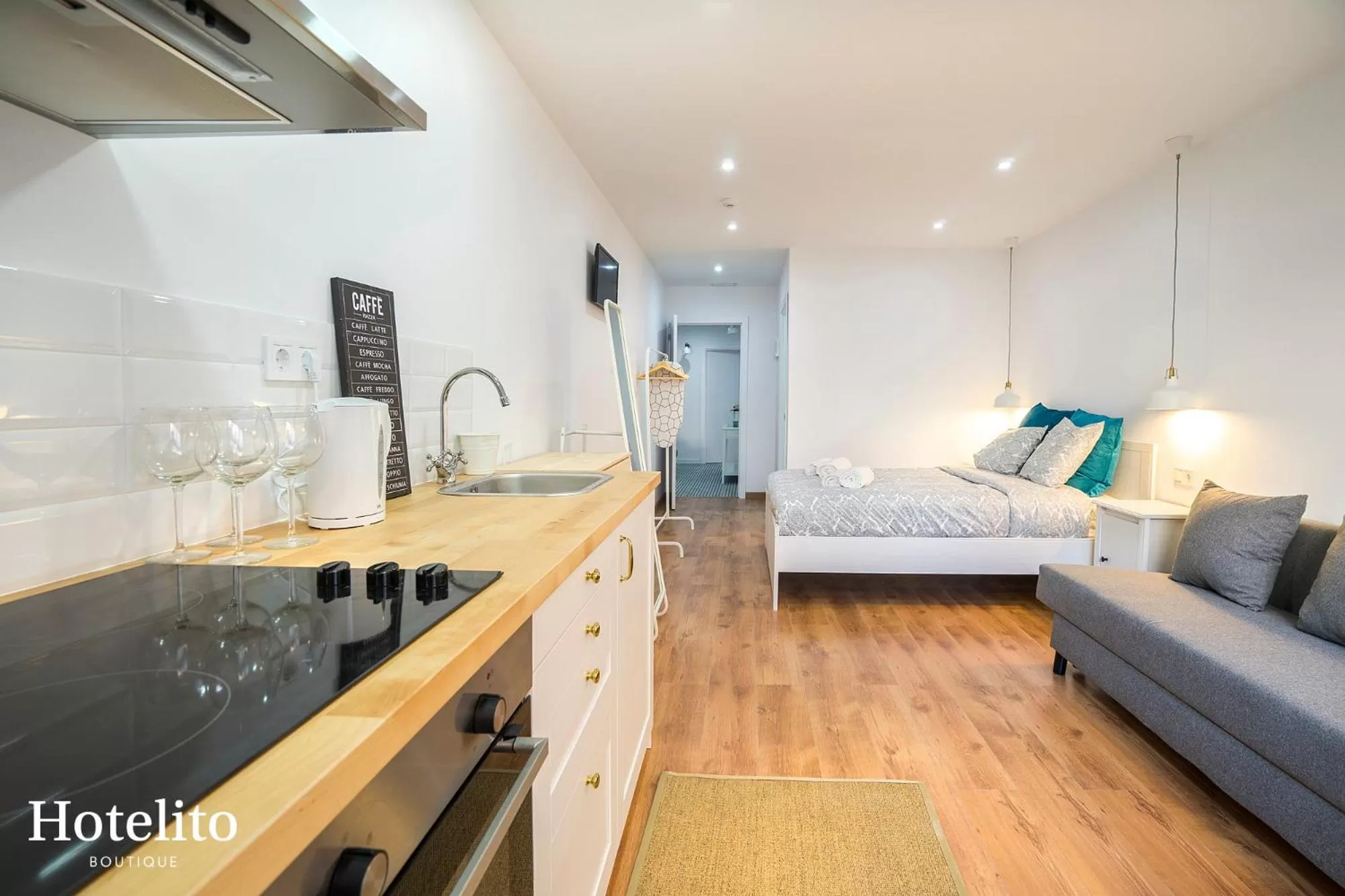 Bed in Hotelito Boutique Mercat