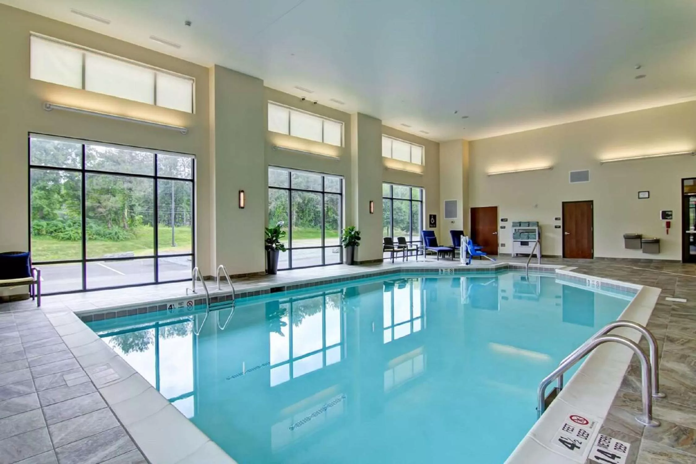 Pool view in Homewood Suites By Hilton Clifton Park