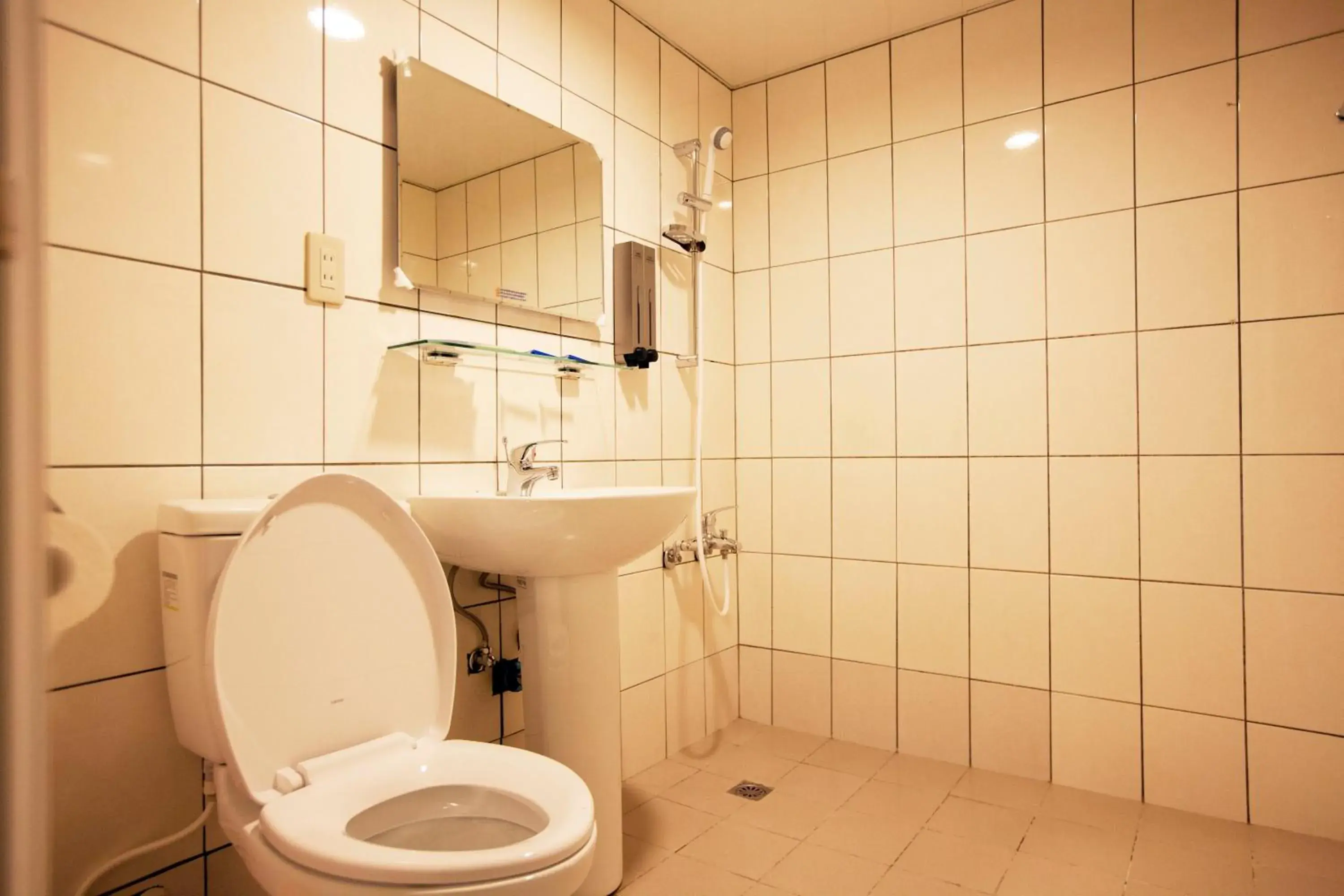 Toilet, Bathroom in Mr Lobster's Secret Den Design Hostel