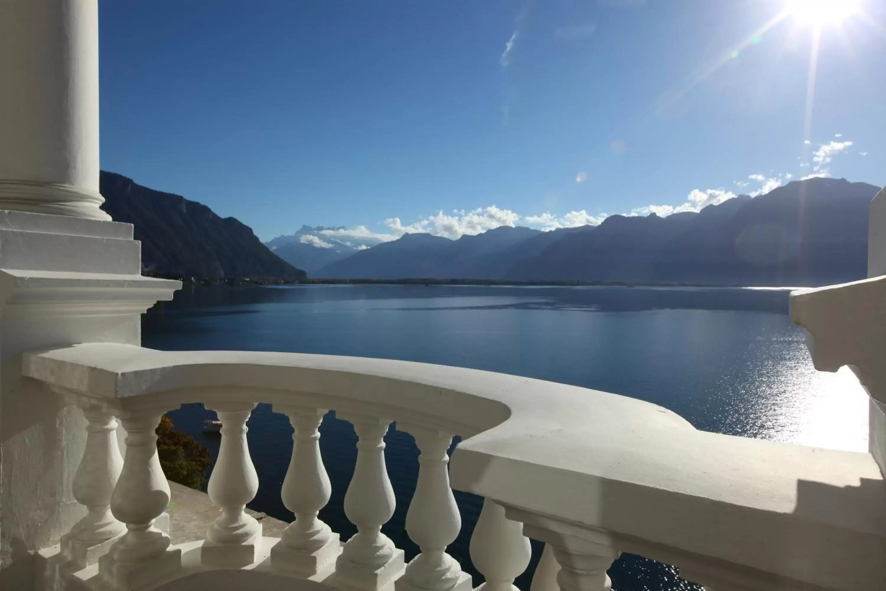 Balcony/Terrace in Hôtel du Grand Lac Excelsior