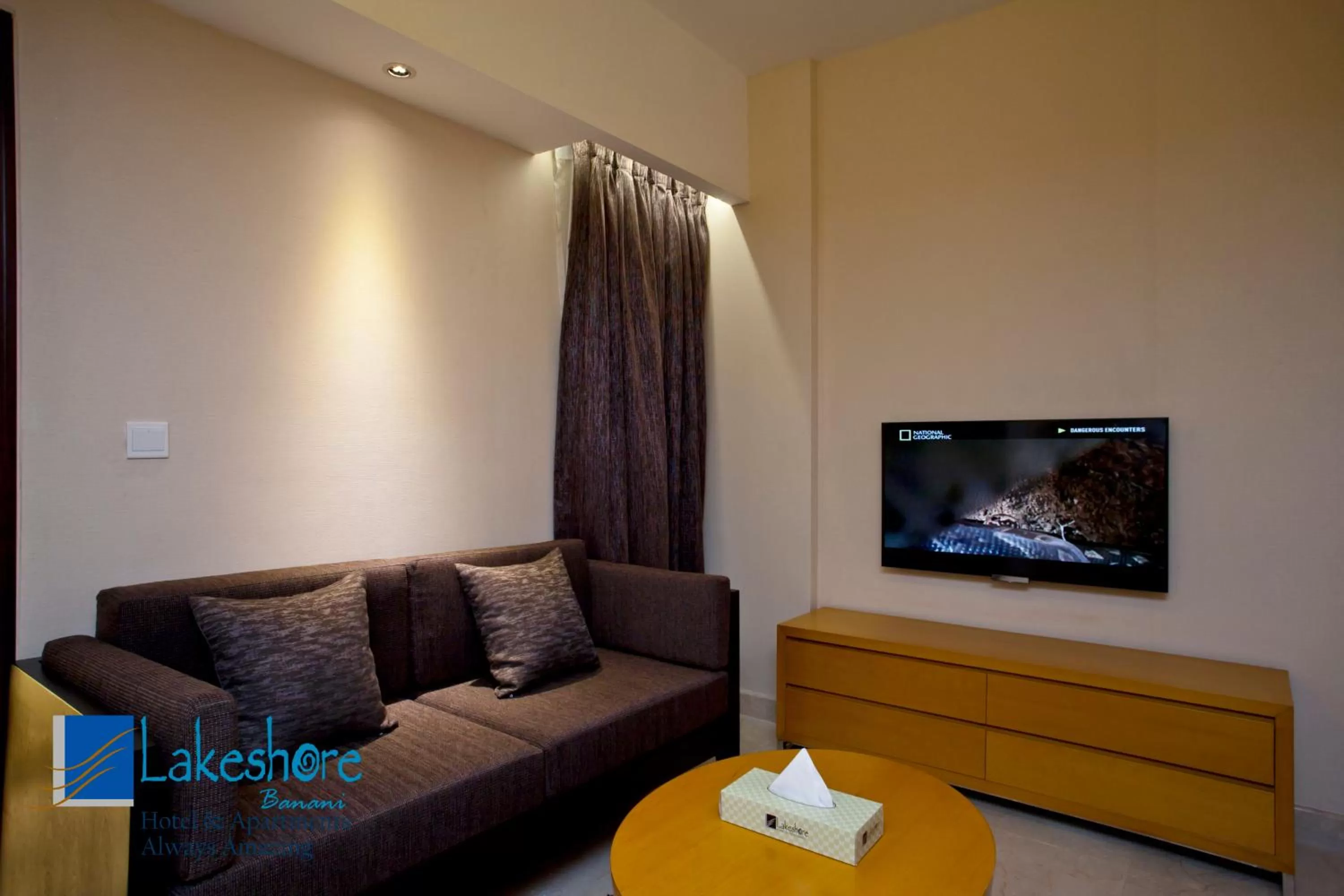 TV and multimedia in Lakeshore Suites, Banani