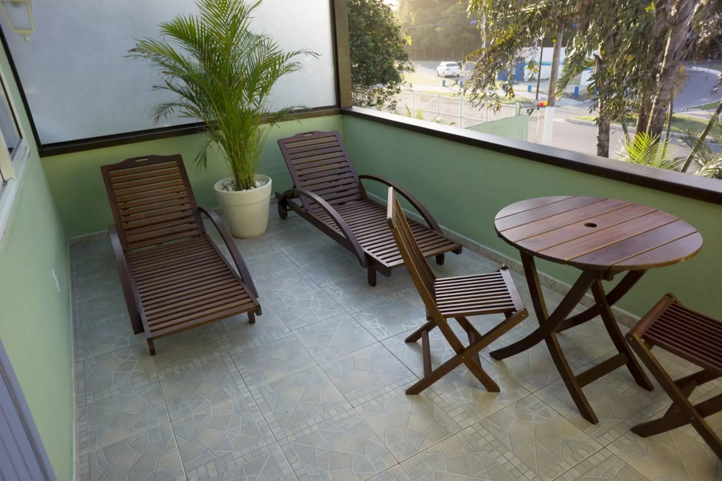 Balcony/Terrace in Pousada Aguas Claras