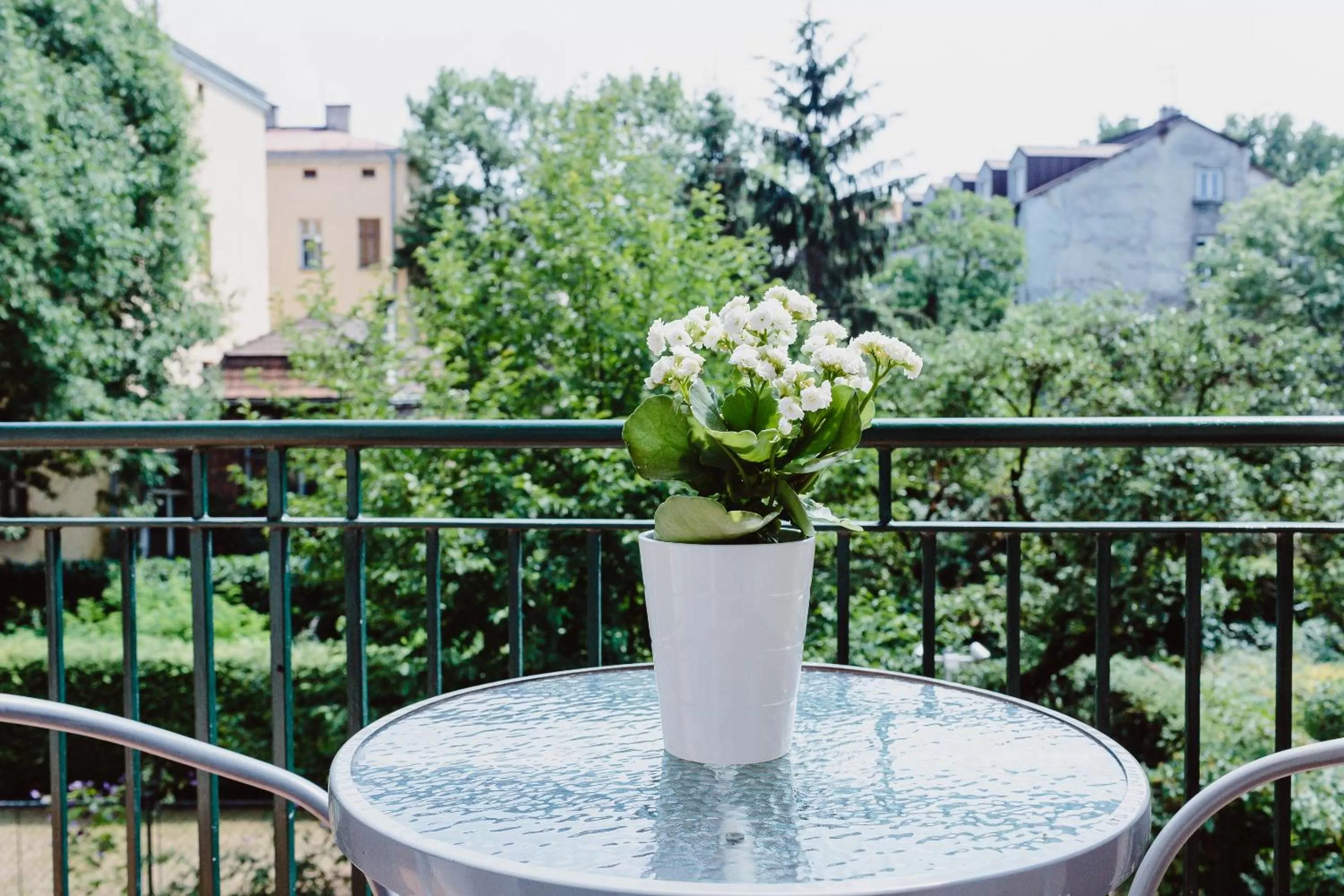 Balcony/Terrace in 4Seasons﻿ Apartments Cracow