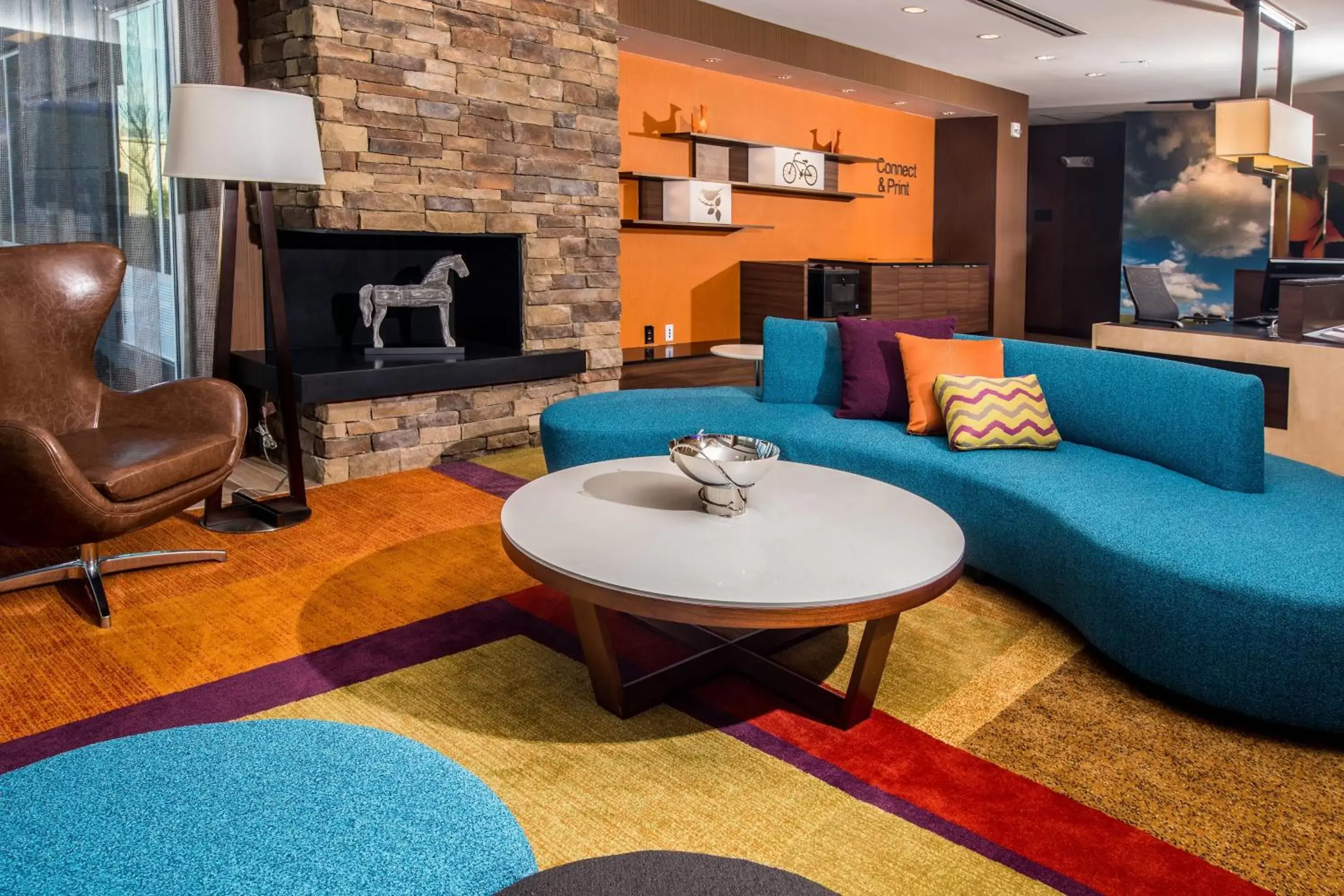 Lobby or reception, Seating Area in Fairfield Inn & Suites by Marriott Florence I-20