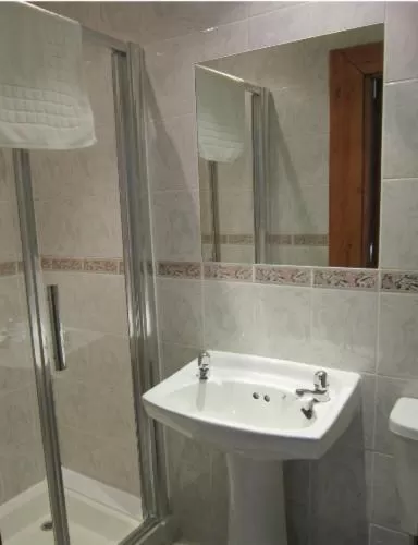 Shower in The Old White Lion Hotel