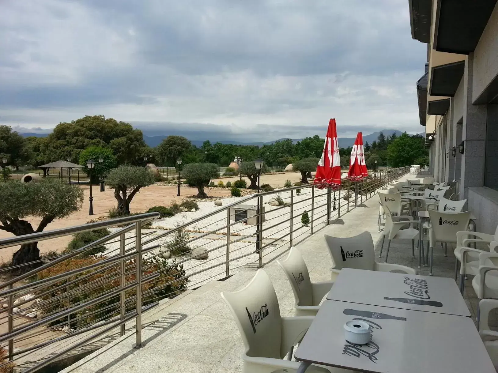 Balcony/Terrace in Hotel FC Villalba