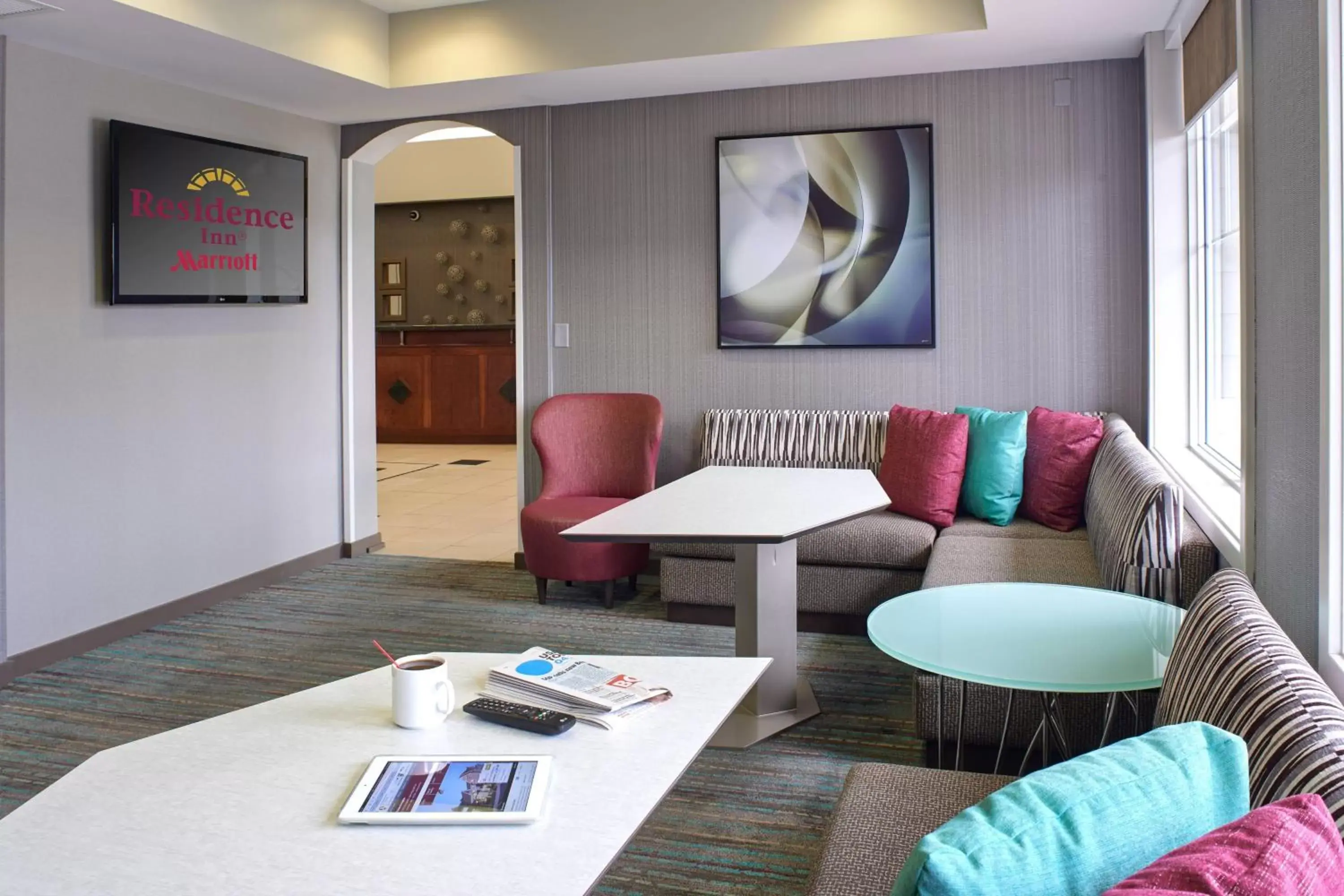 Lobby or reception, Seating Area in Residence Inn by Marriott Saginaw