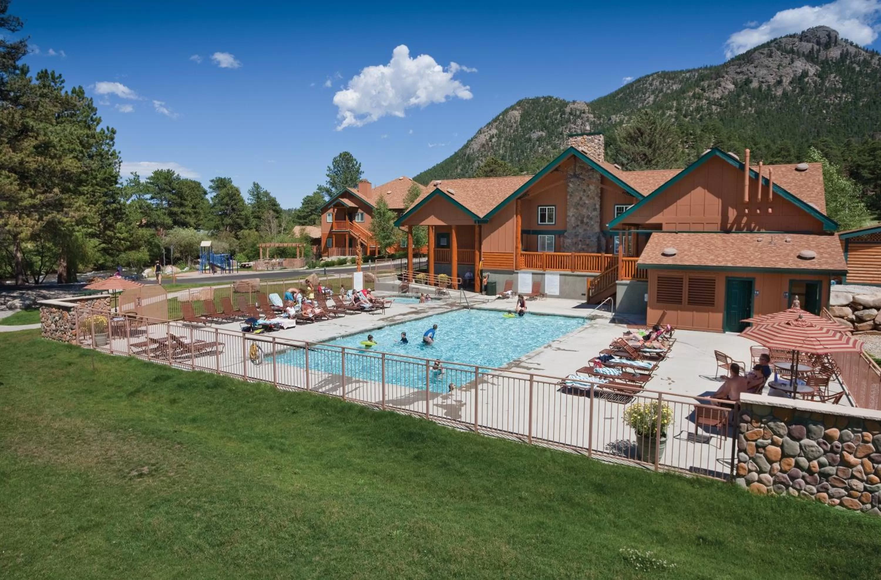 Swimming pool in WorldMark Estes Park