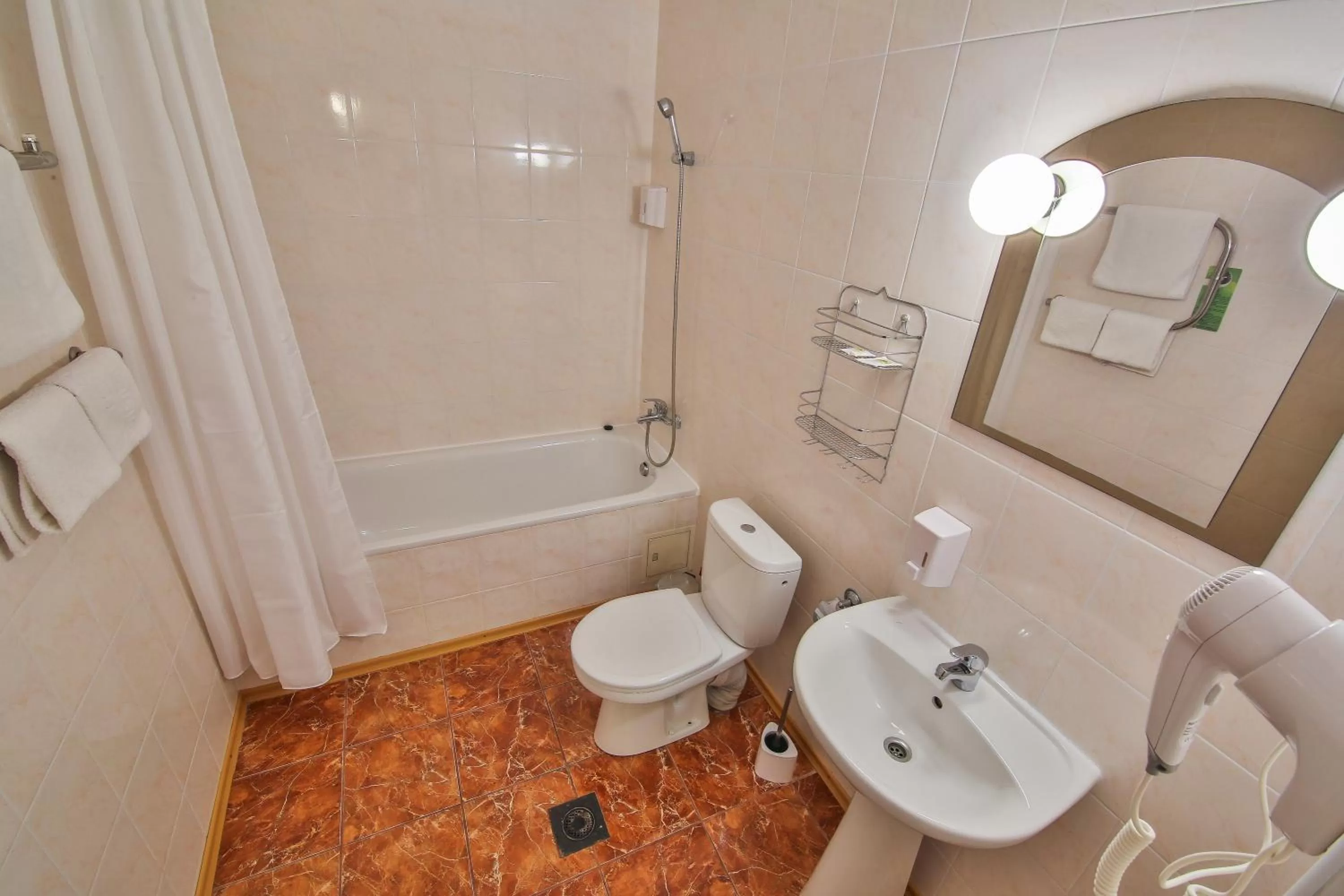 Toilet in Ukraina Hotel