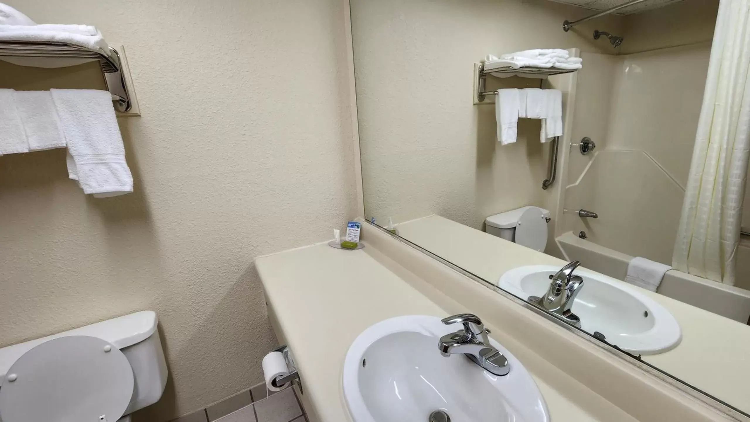 Bathroom in Katahdin Inn & Suites