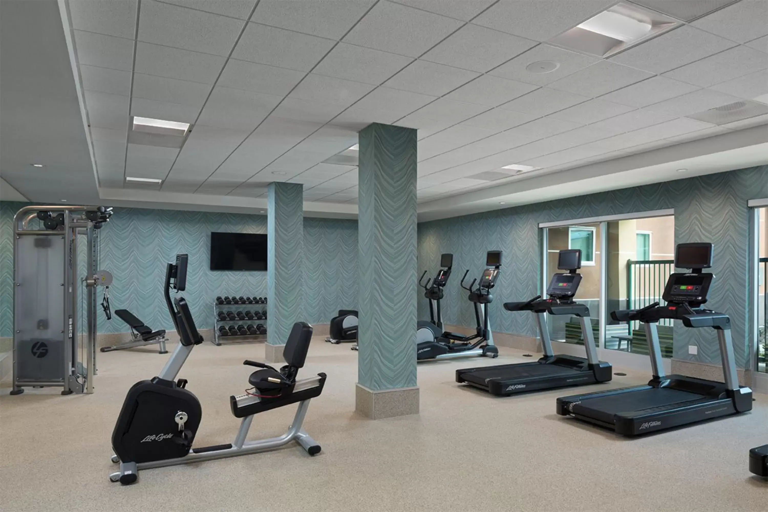 Fitness centre/facilities, Fitness Center/Facilities in Residence Inn by Marriott Ontario Rancho Cucamonga