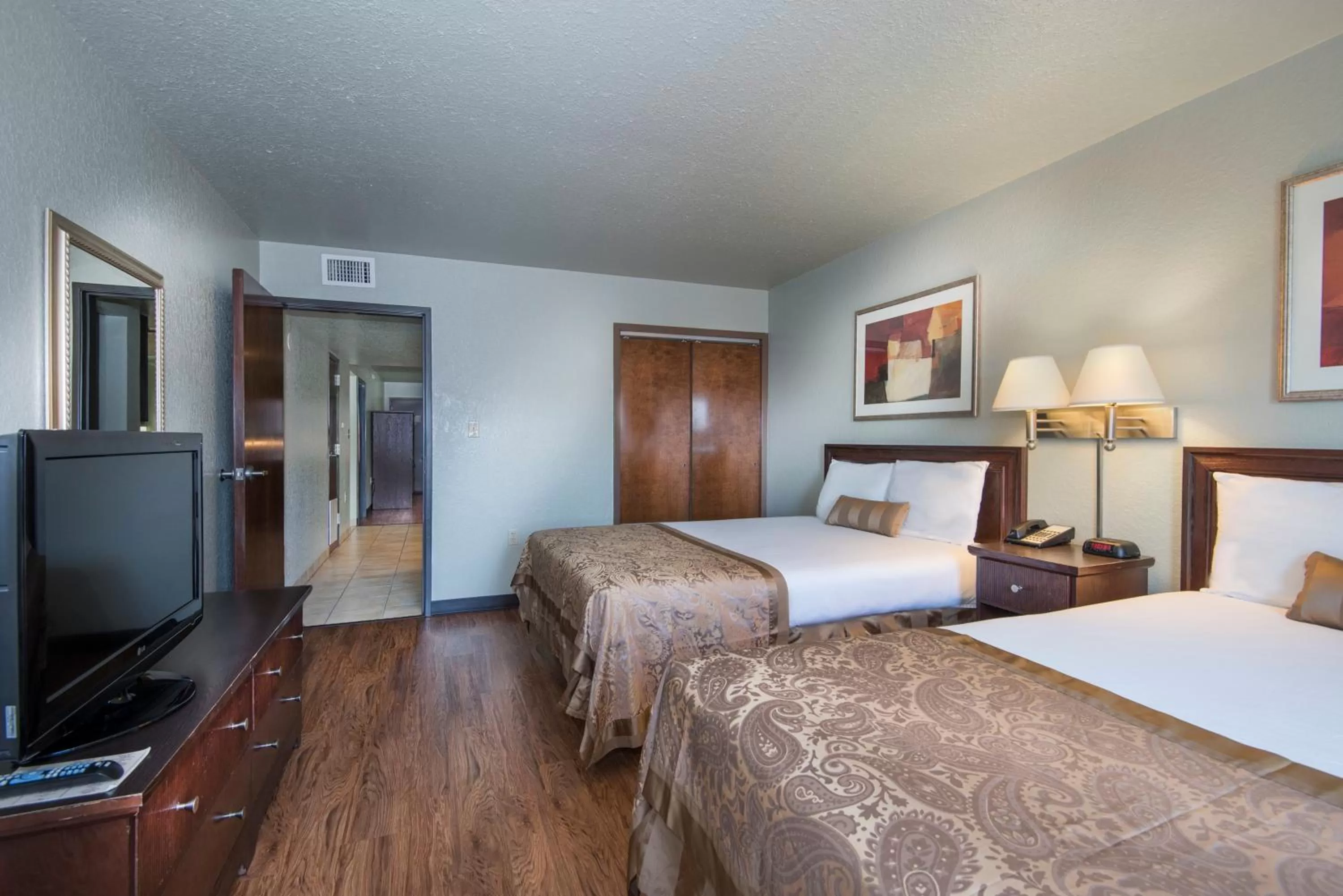 TV/Entertainment Center in Markham House Suites Little Rock Medical Center