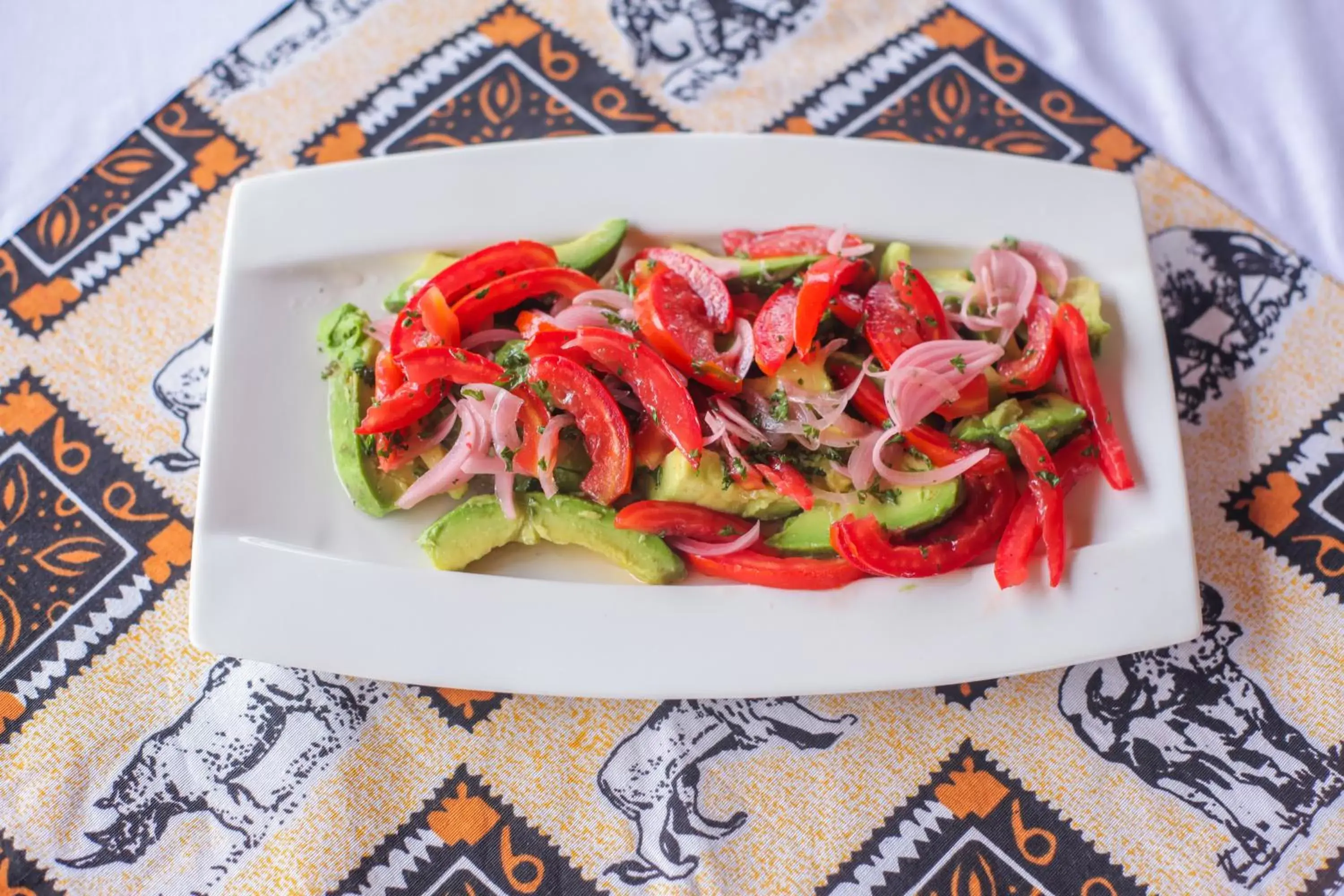 Food close-up in Villa Asimba Food close-up in Villa Asimba