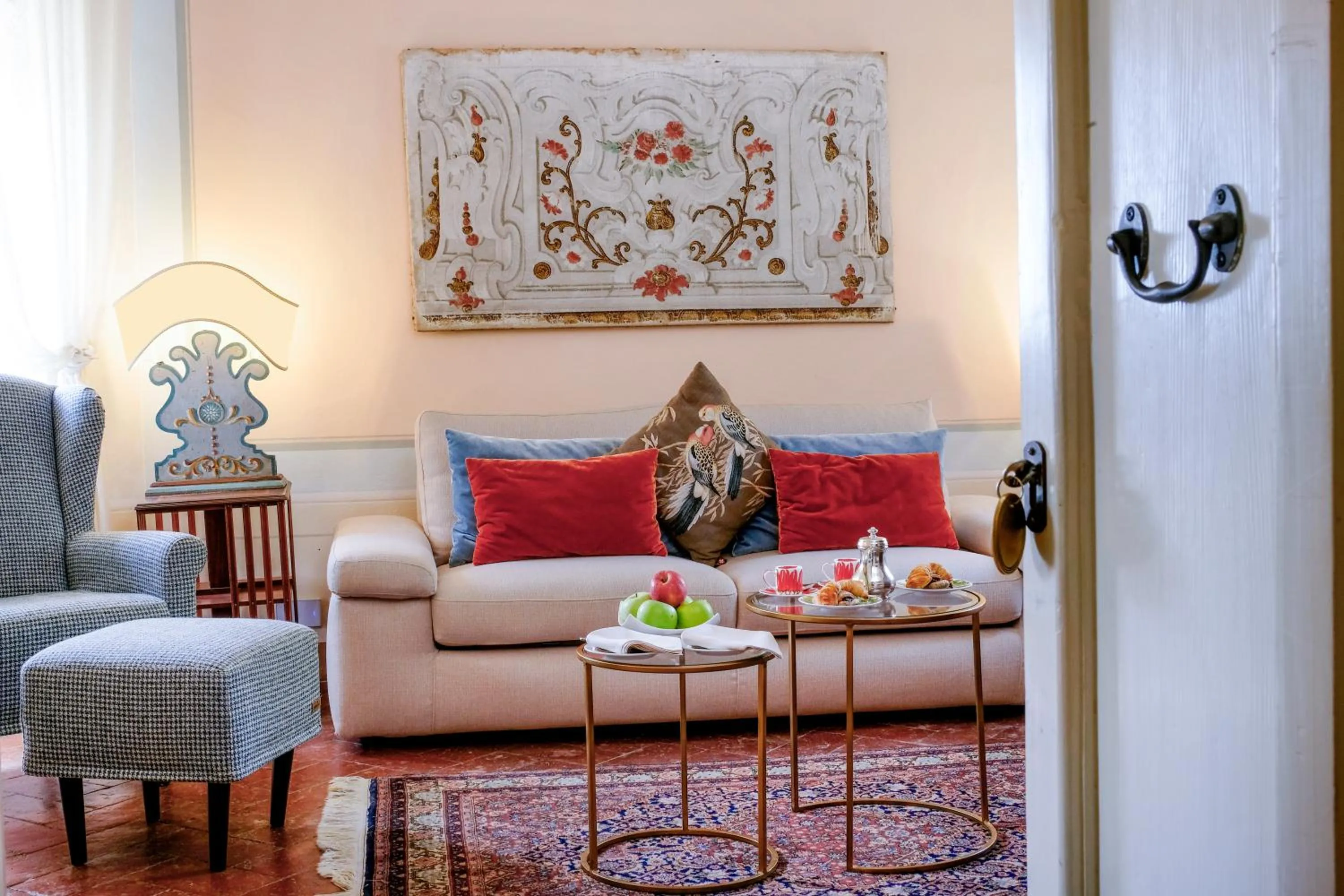 Living room in Il Falconiere Relais & Spa