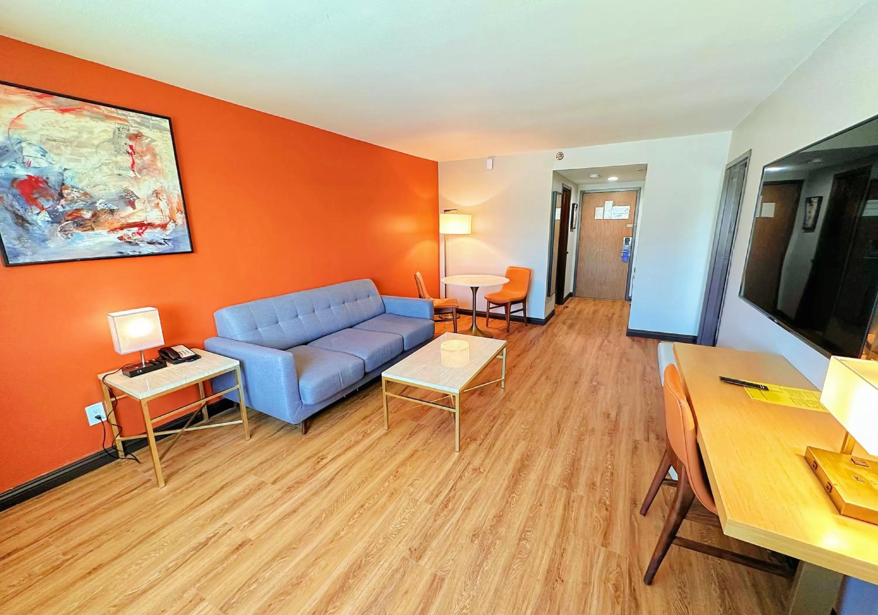 Living room in Lincoln Hotel Monterey Park Los Angeles