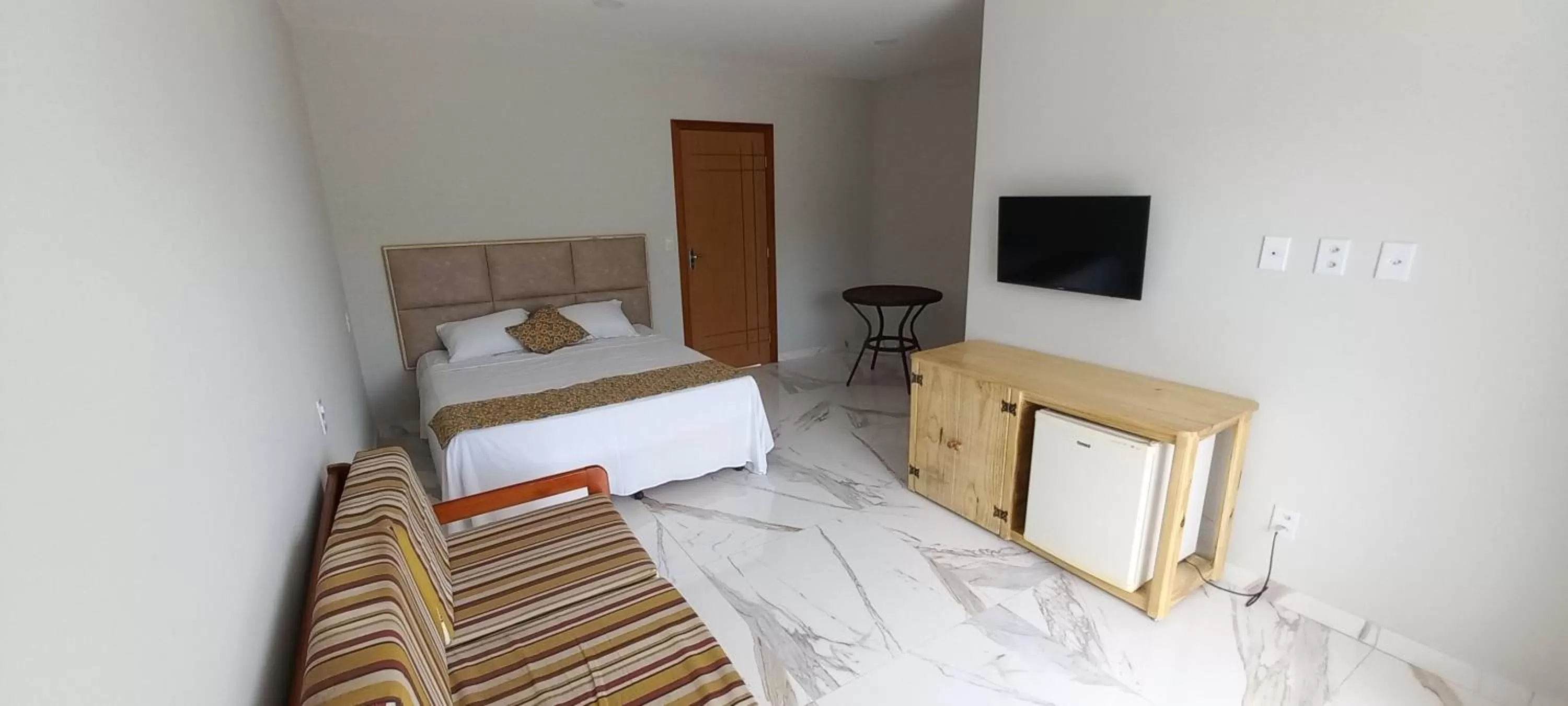 Bedroom, Bed in Pousada e Chale Porto Paraiso