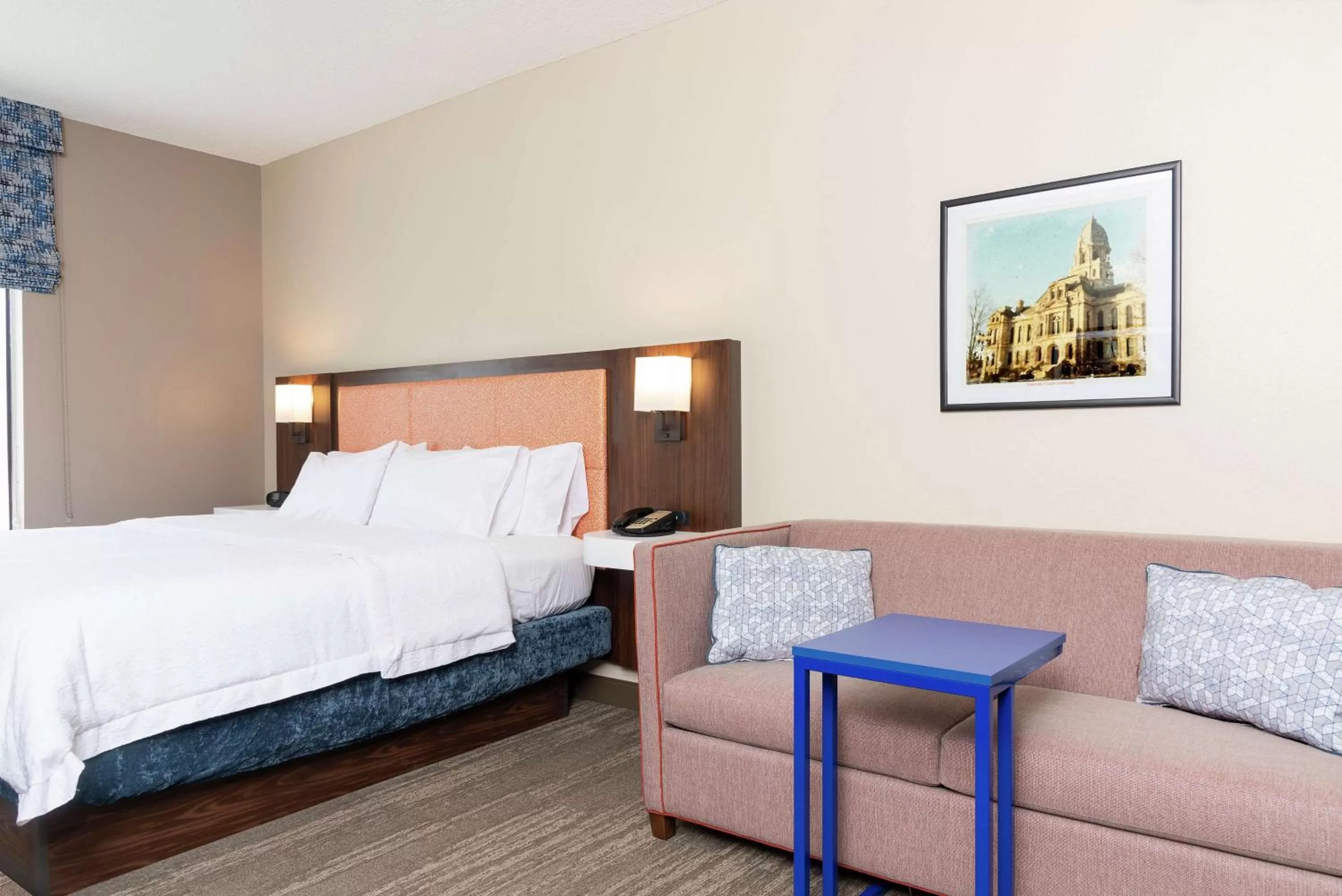 Living room, Bed in Hampton Inn Warsaw