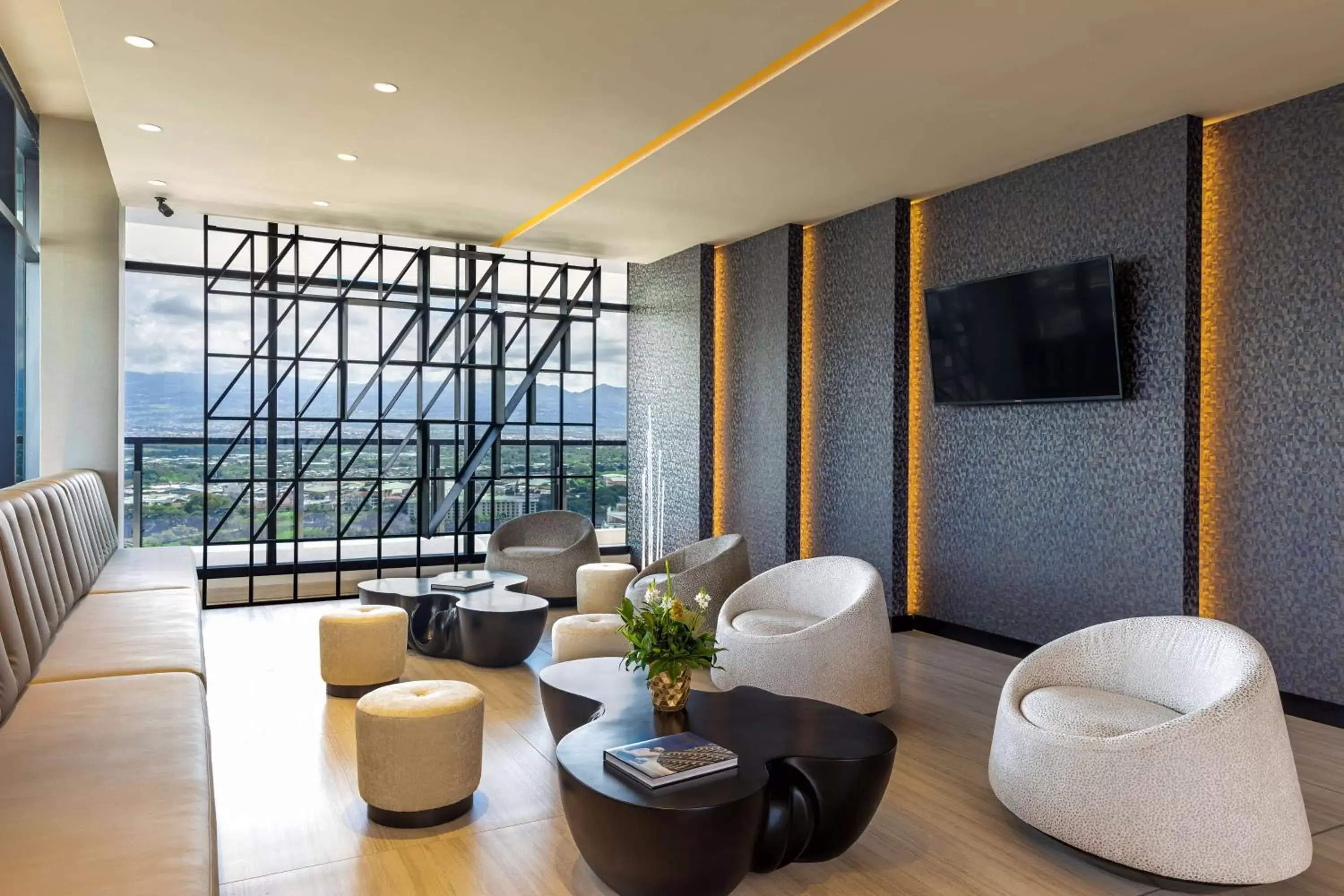 Lobby or reception, Seating Area in Hilton San Jose La Sabana
