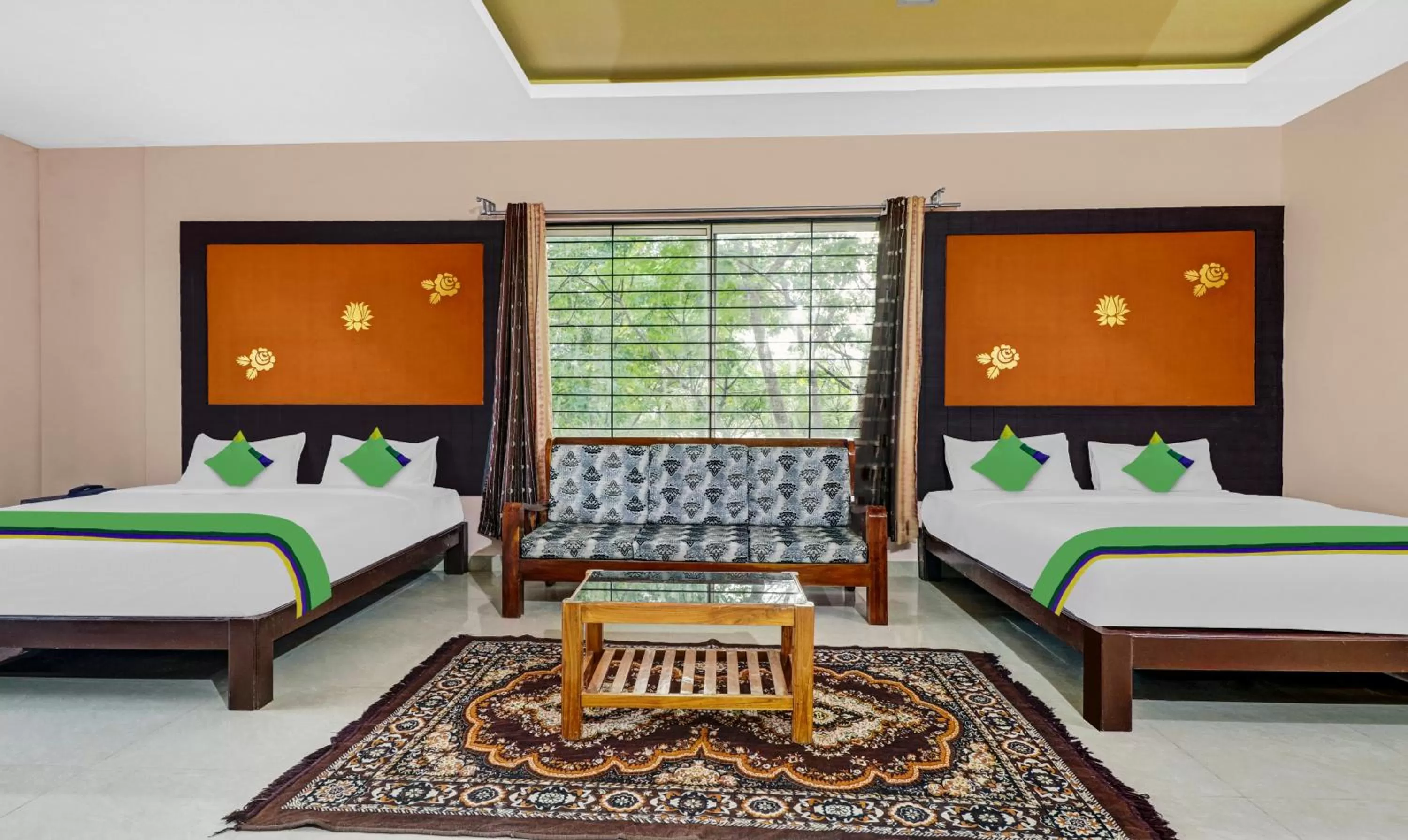 Photo of the whole room, Bed in GRAND JP INN Near 2 km from Gundlupet bus stand