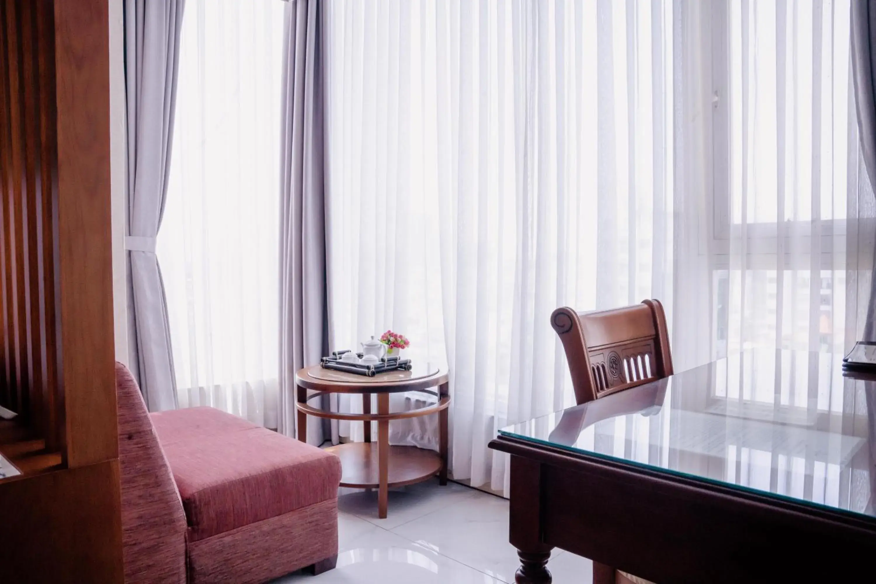 Seating Area in Lotus Saigon Hotel