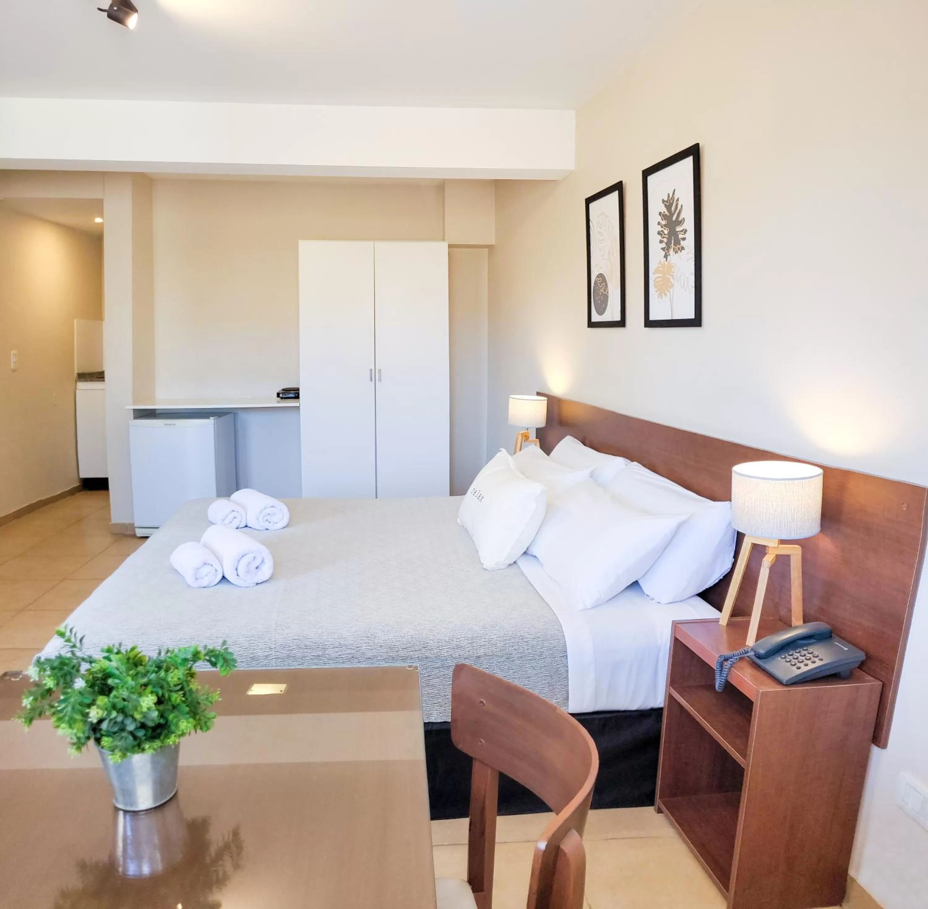 Bed in Soltigua Apart Hotel Mendoza