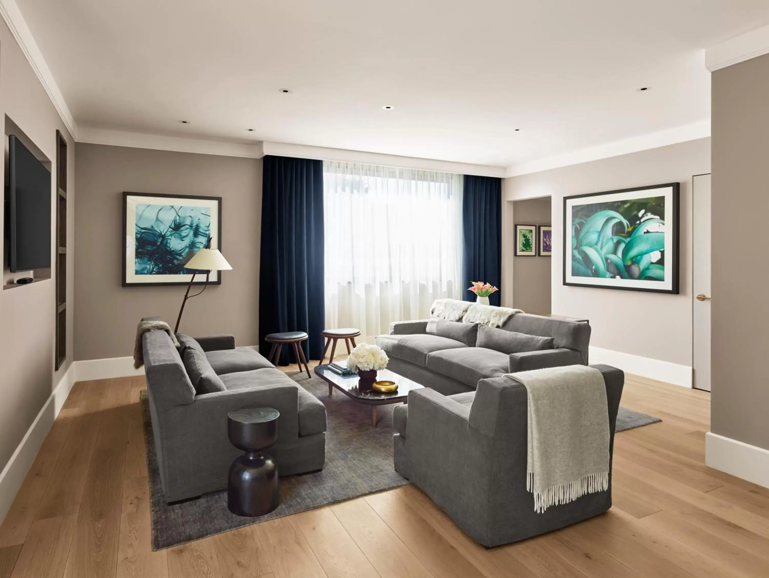 Living room in 11 Howard, New York, a Member of Design Hotels Living room in 11 Howard, New York, a Member of Design Hotels