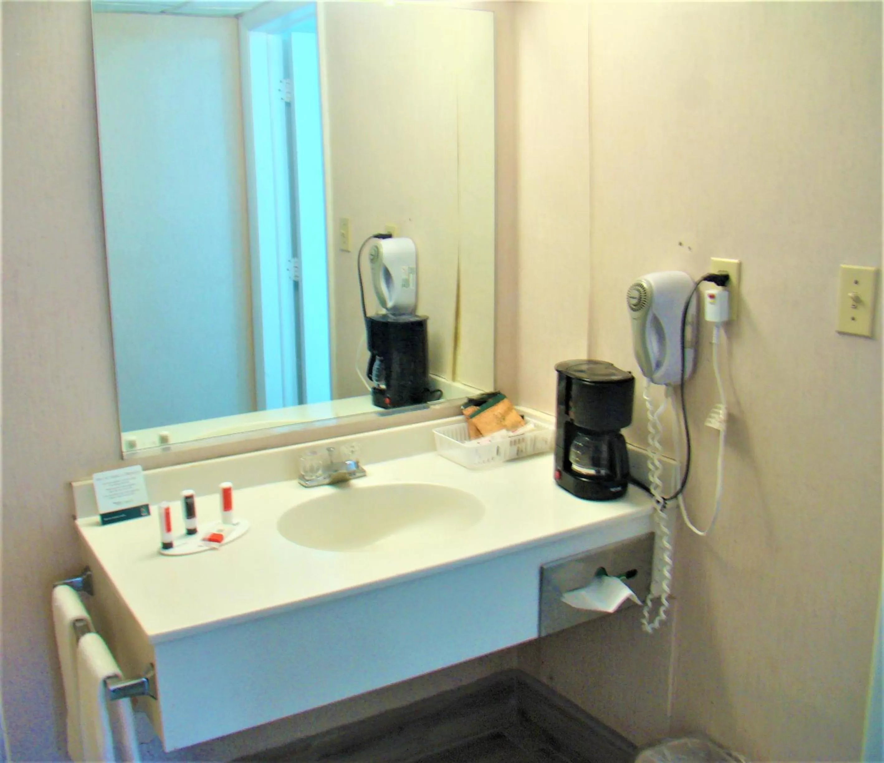 Bathroom in Baymont by Wyndham Front Royal Near Shenandoah National Park