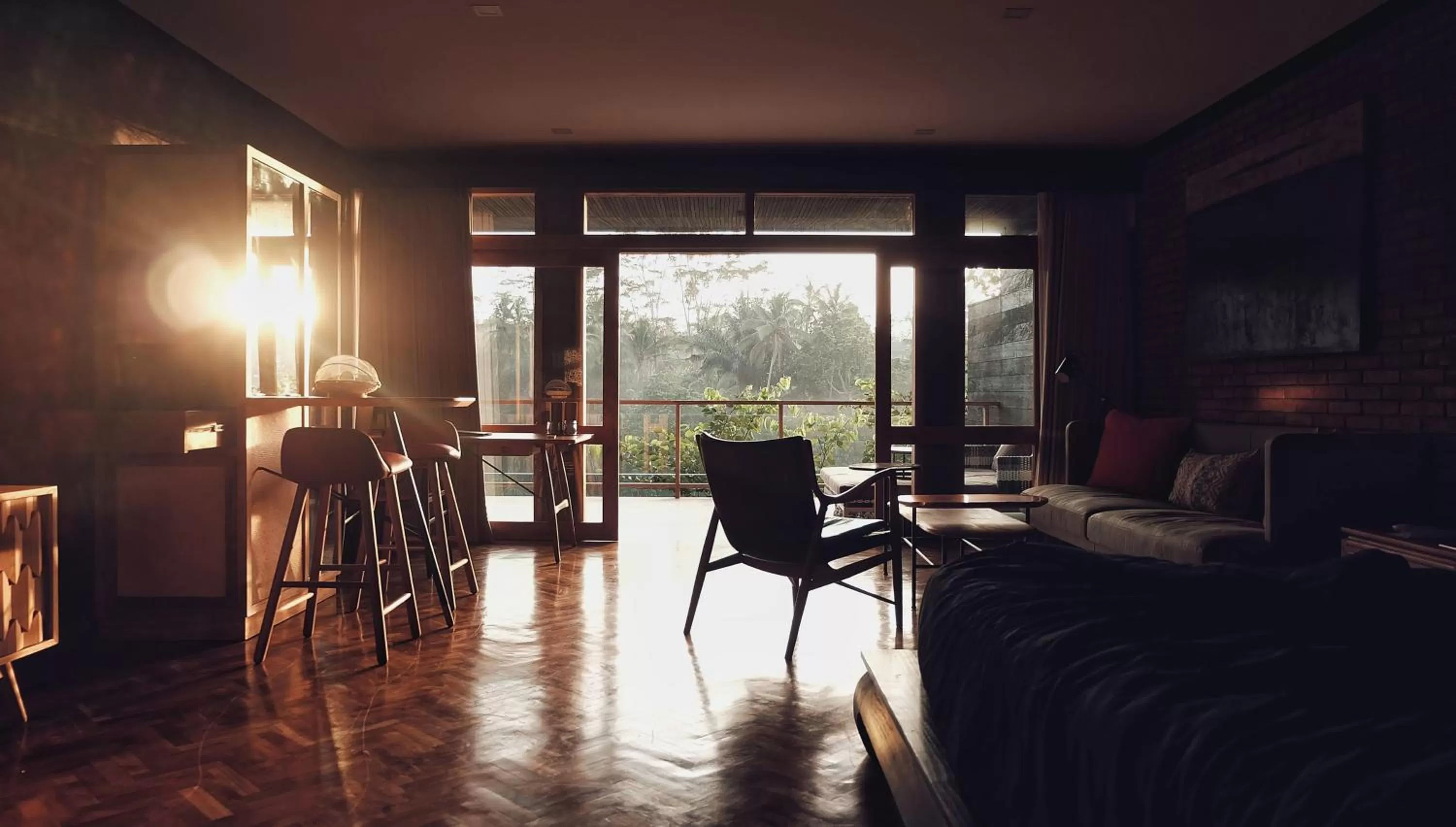 Living room in Chapung Sebali Resort