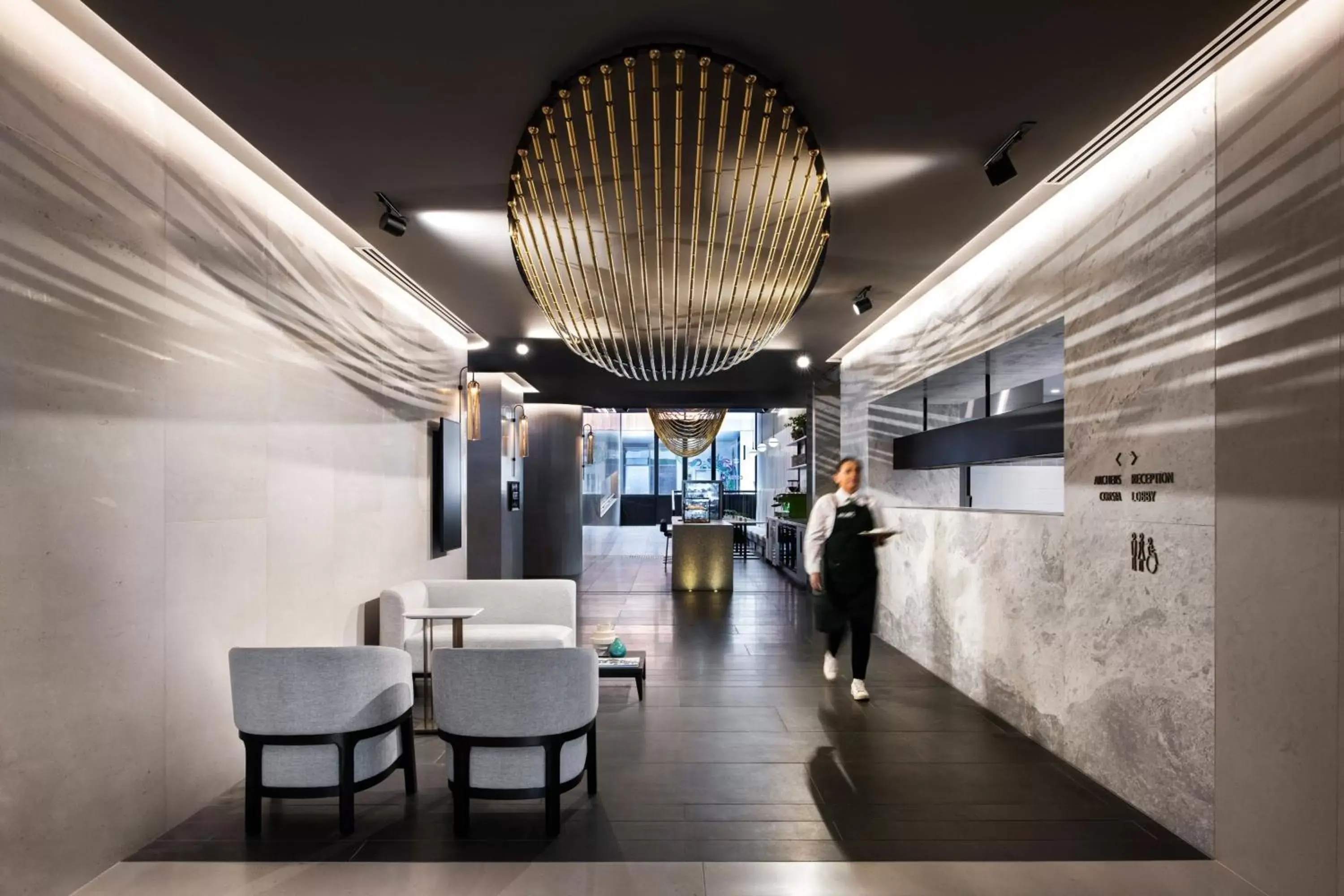 Lounge or bar in Melbourne Marriott Hotel Docklands