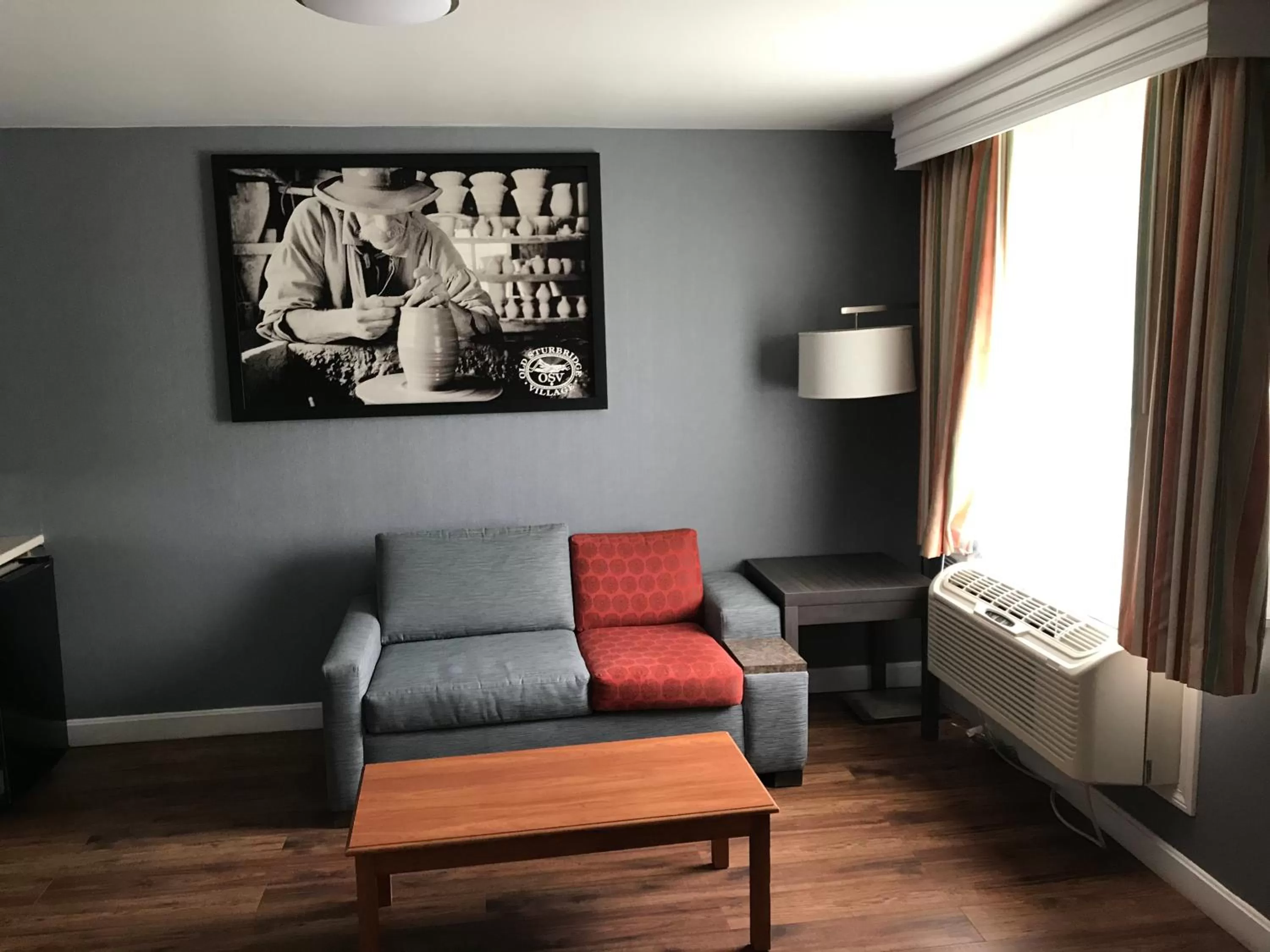 Seating area in Super 8 by Wyndham Sturbridge