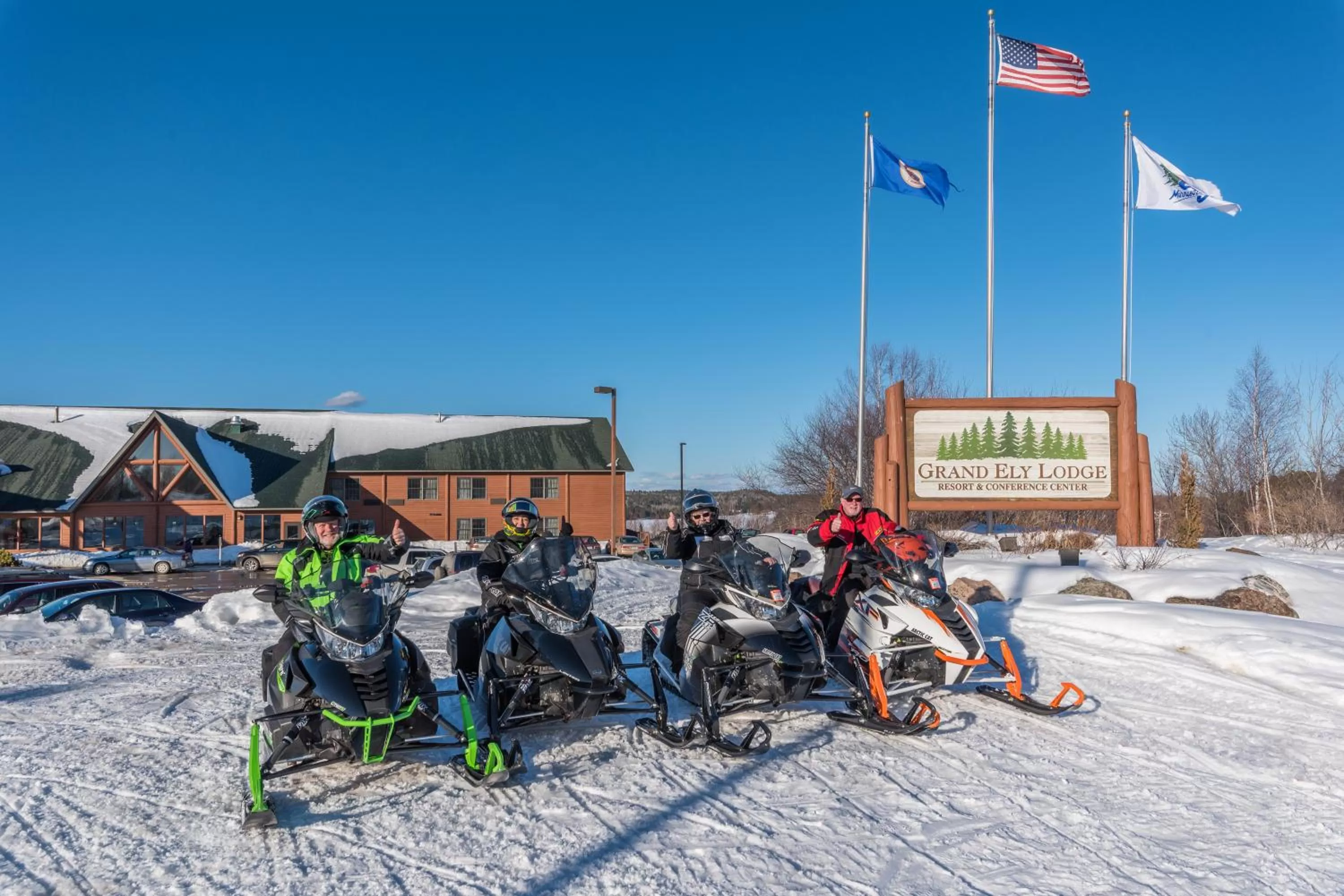 Winter in Grand Ely Lodge