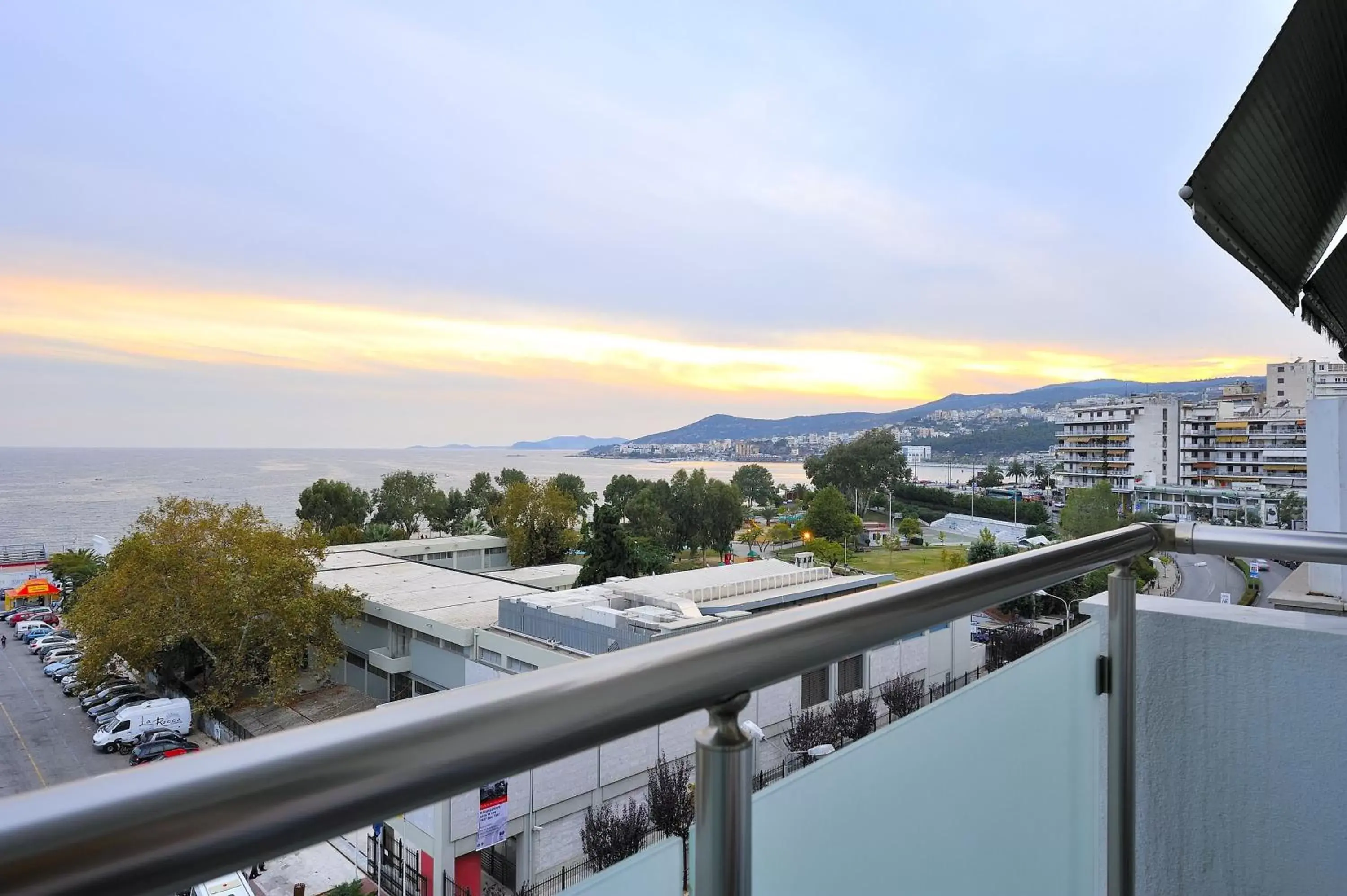 View (from property/room), Balcony/Terrace in Esperia Hotel