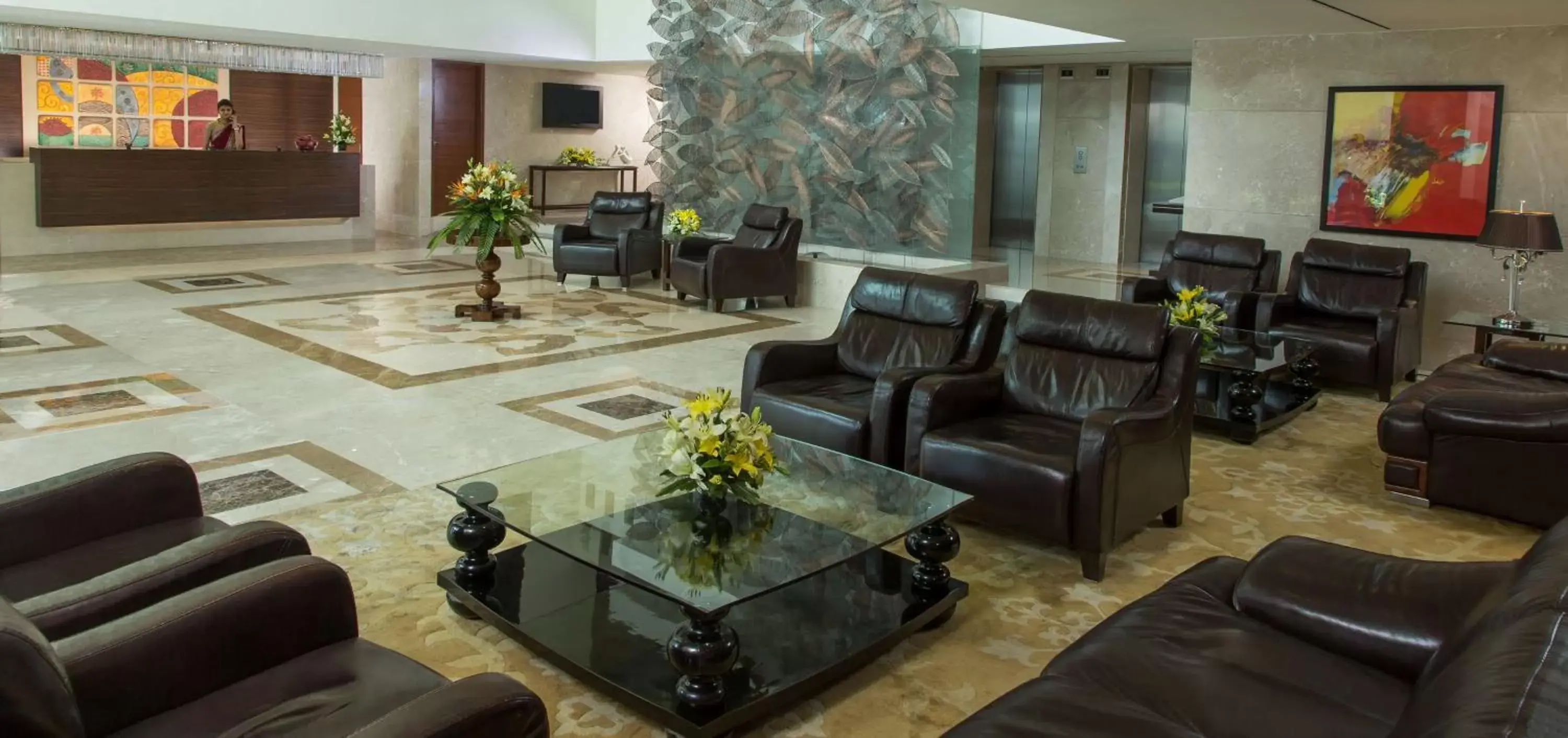 Lobby or reception, Lobby/Reception in Radisson Blu Hotel Ahmedabad