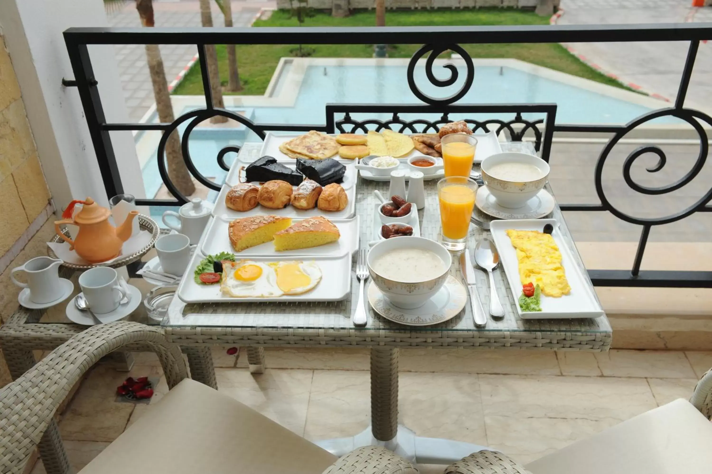 Continental breakfast in Hotel Prestige Agadir Boutique & SPA