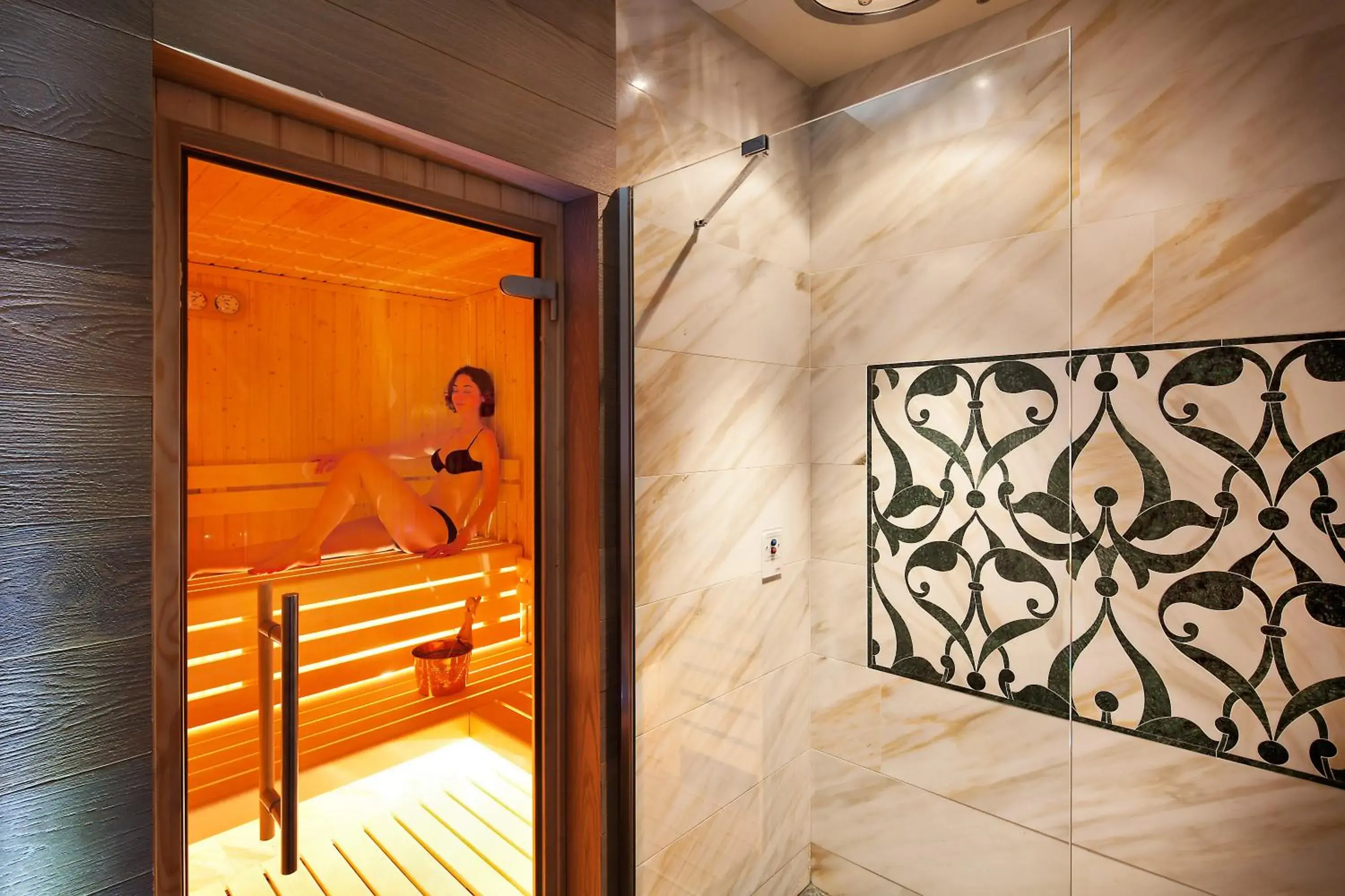 Sauna in Hotel Villa Undulna - Terme della Versilia