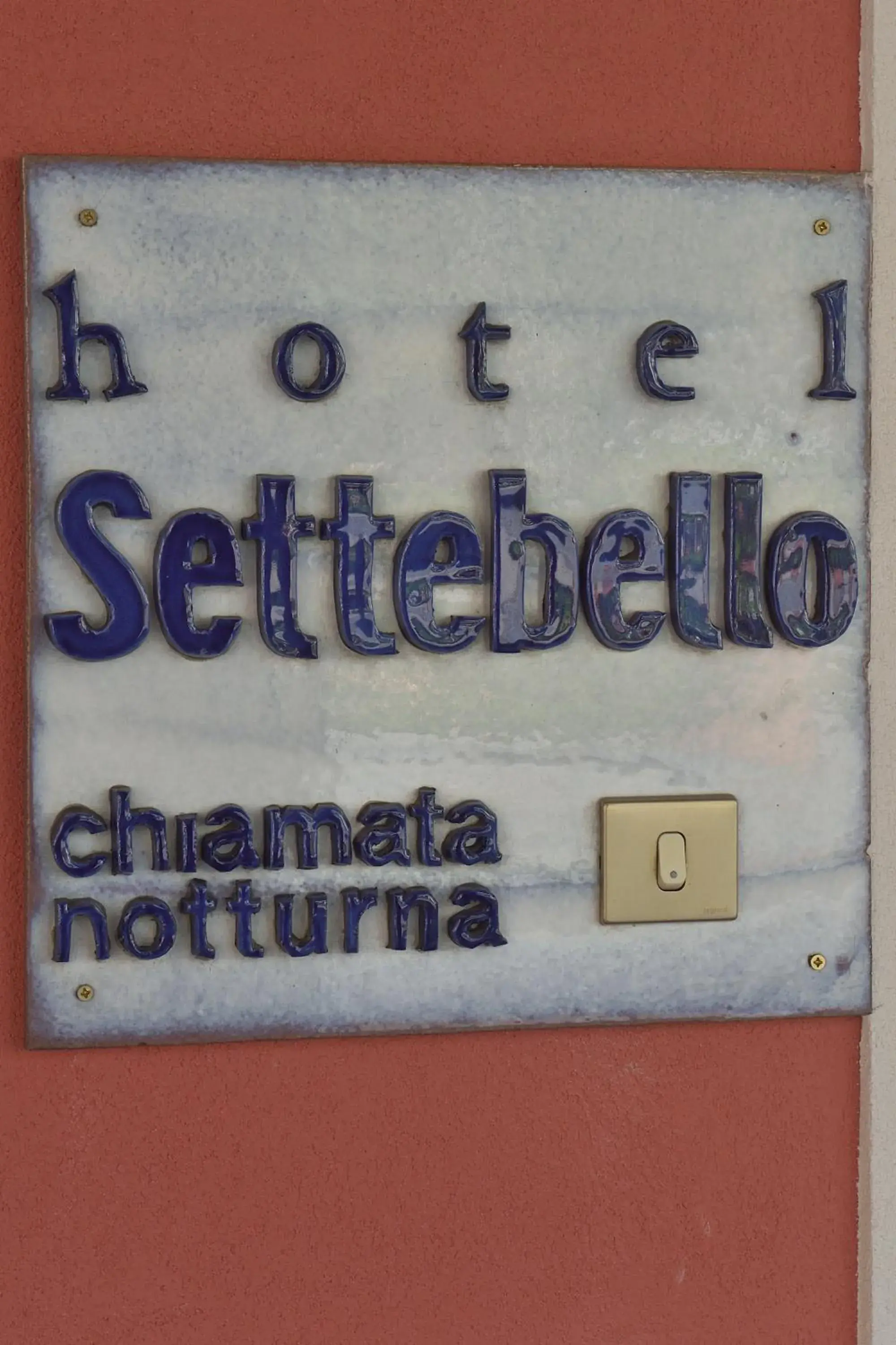 Property Logo/Sign in Hotel Settebello