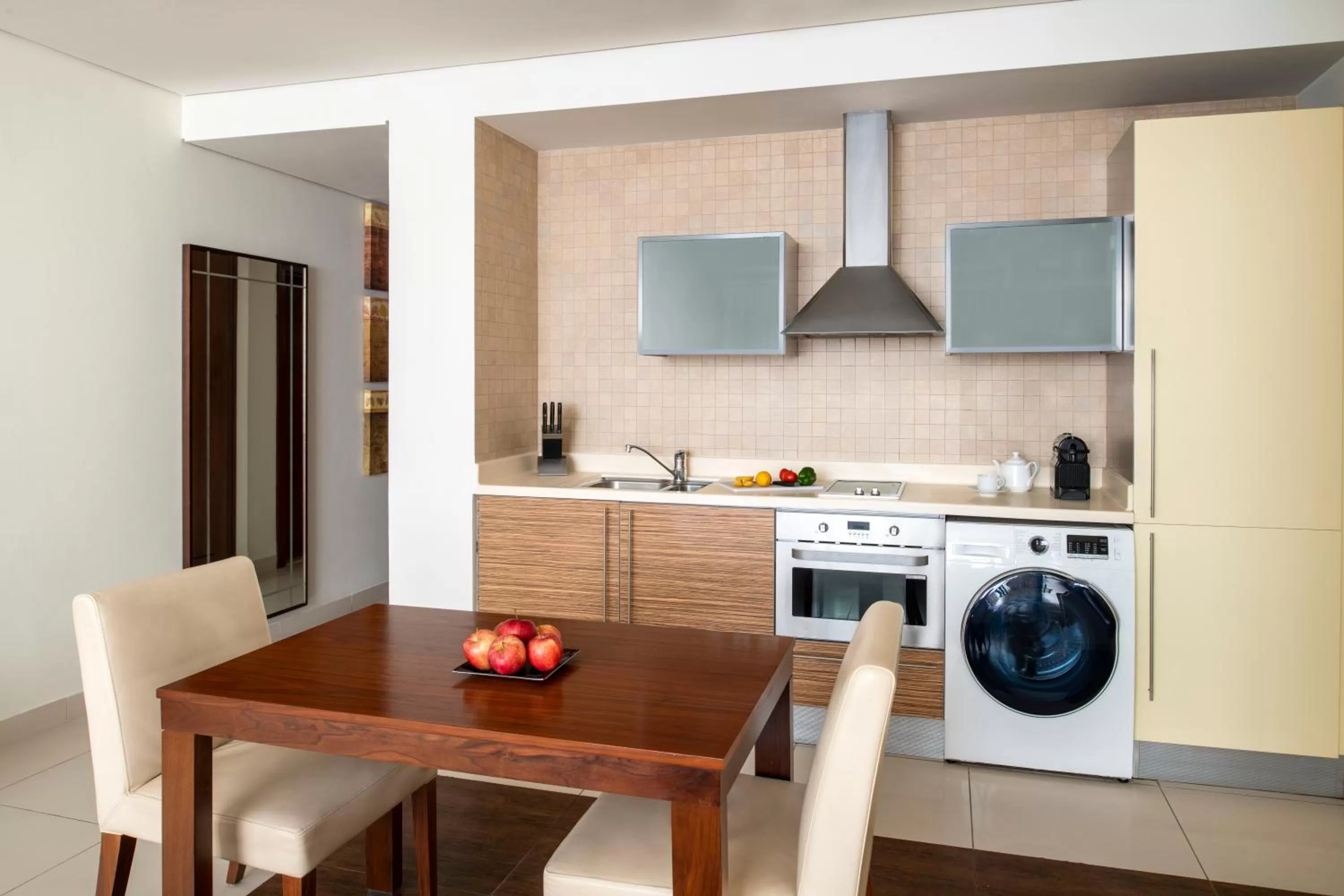 Kitchen or kitchenette in Fraser Suites Doha
