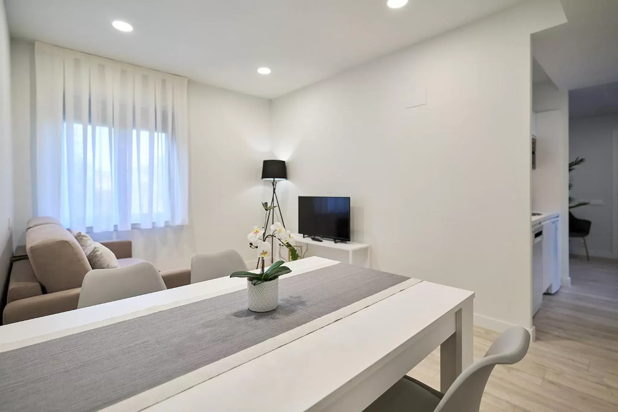 TV and multimedia, Seating Area in Inés Luna Suites