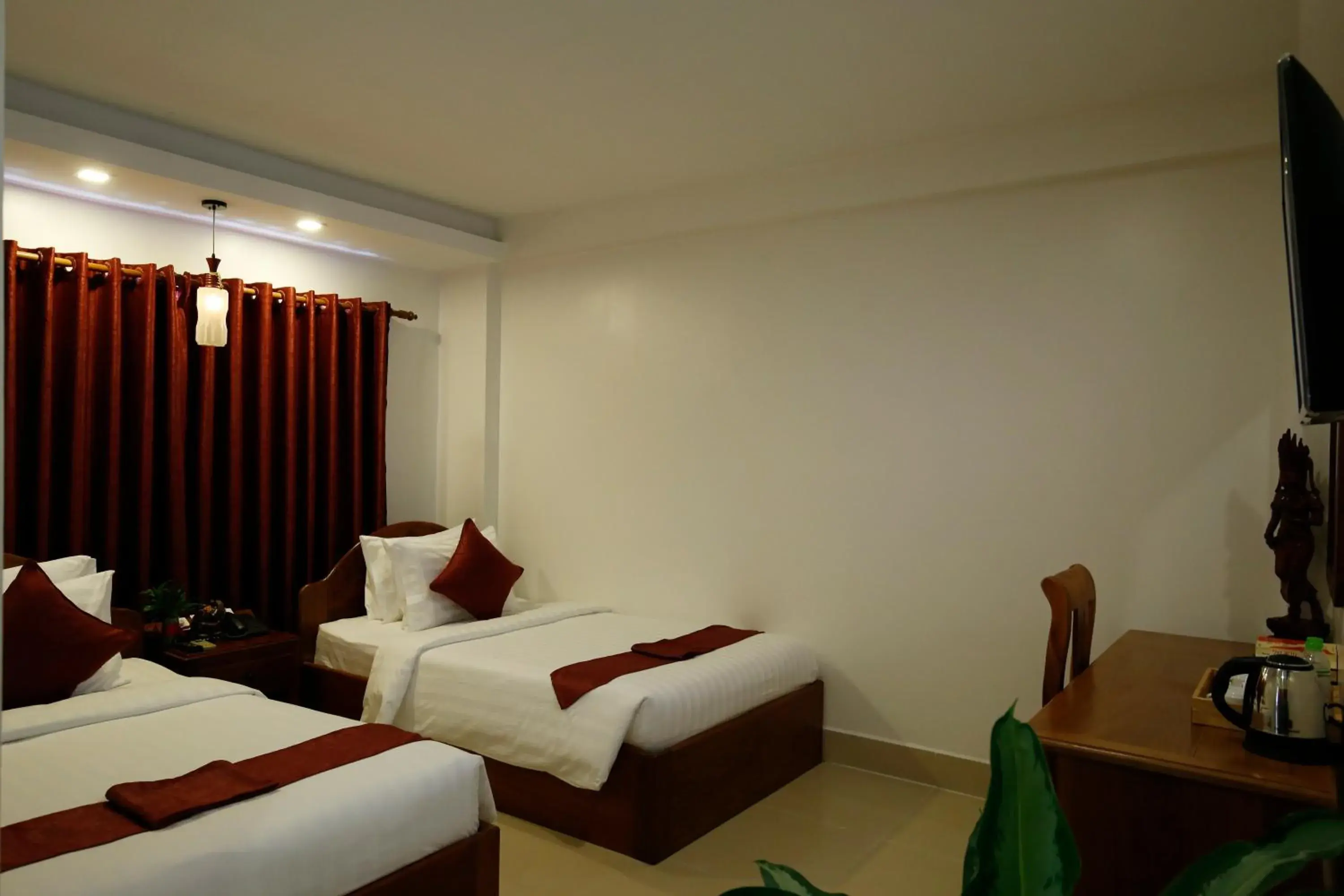 Bed, Room Photo in Holy Angkor Hotel