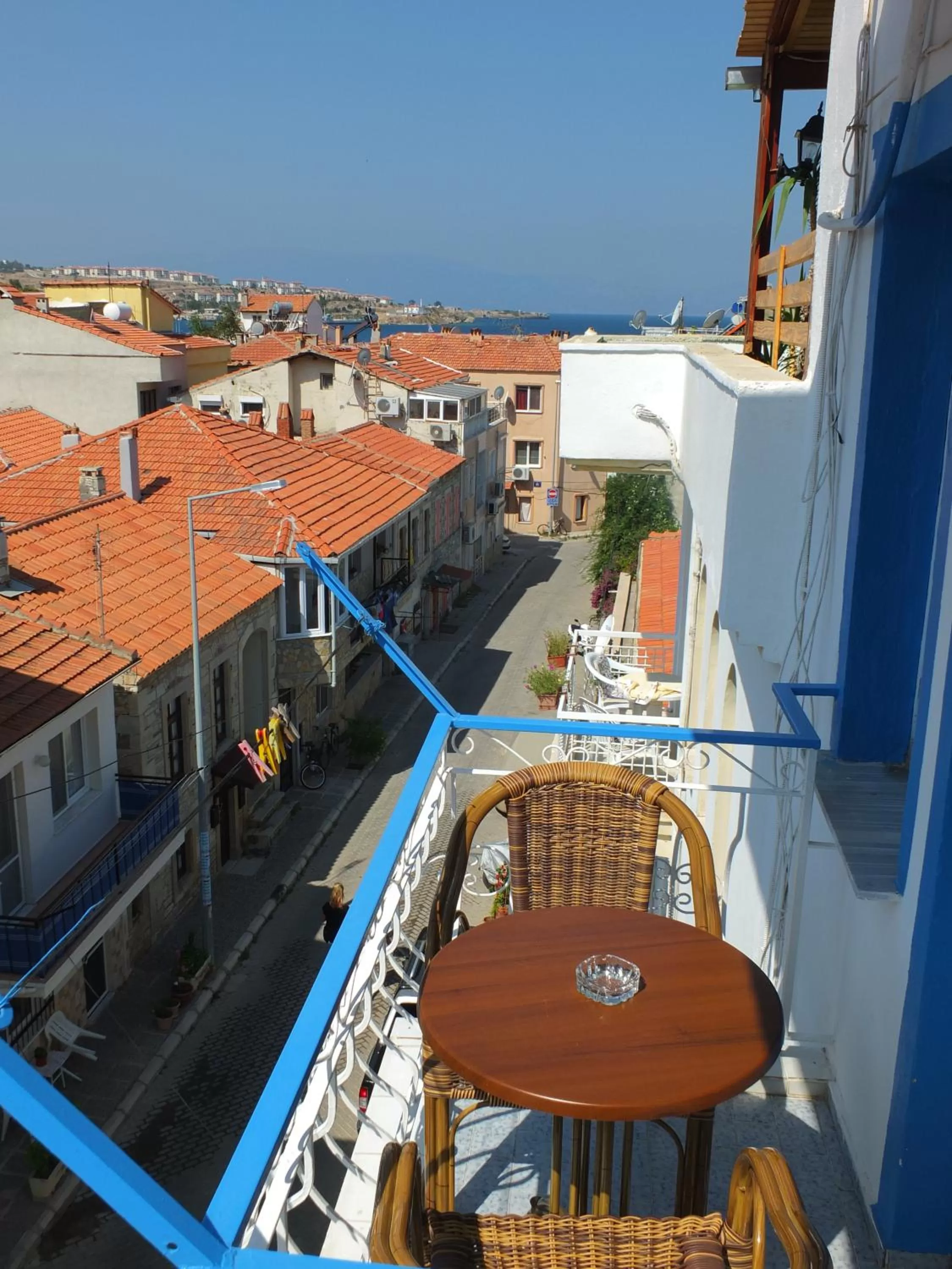 Balcony/Terrace in Foça Ensar Hotel