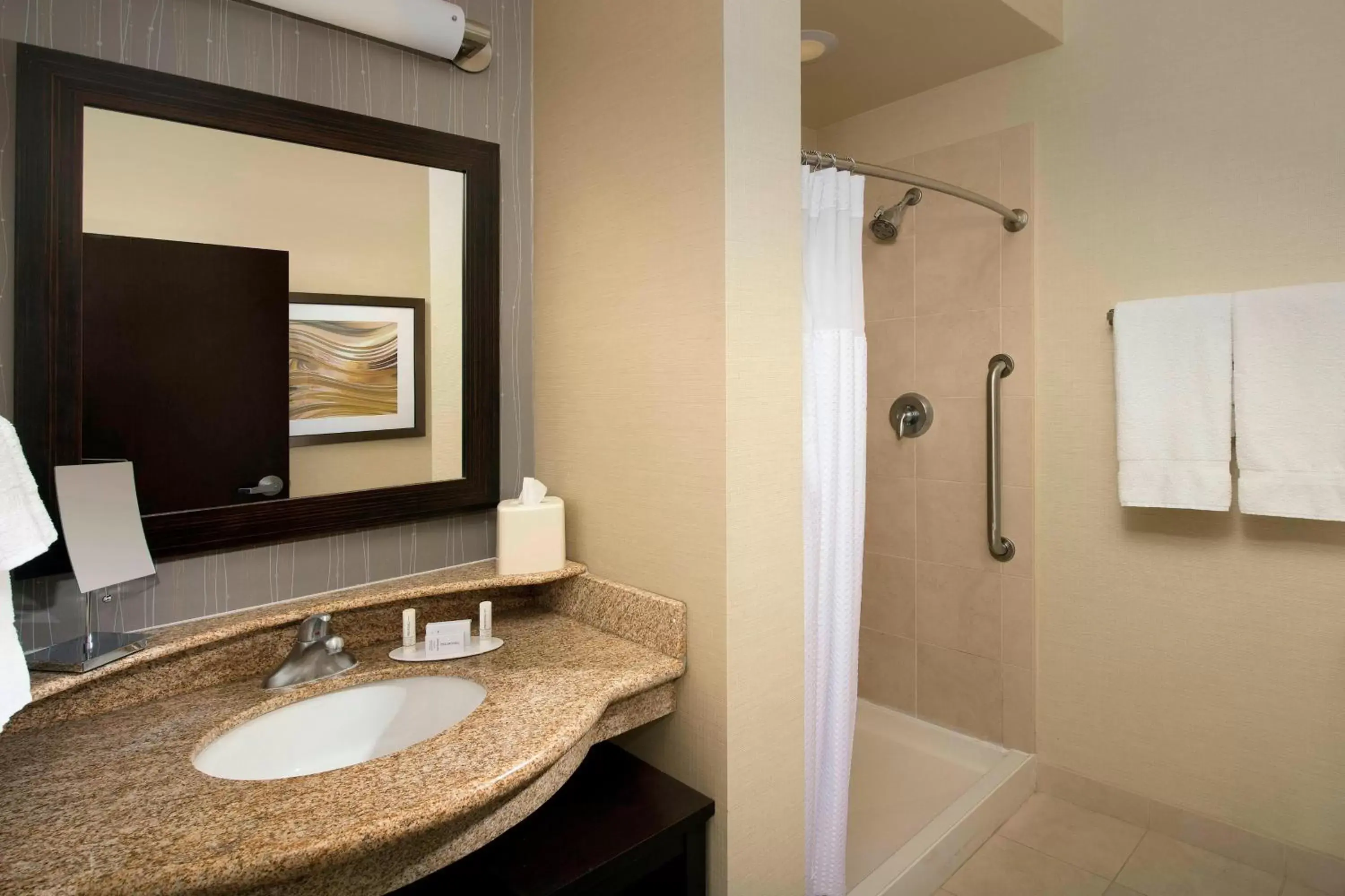 Bathroom in Courtyard by Marriott Lufkin