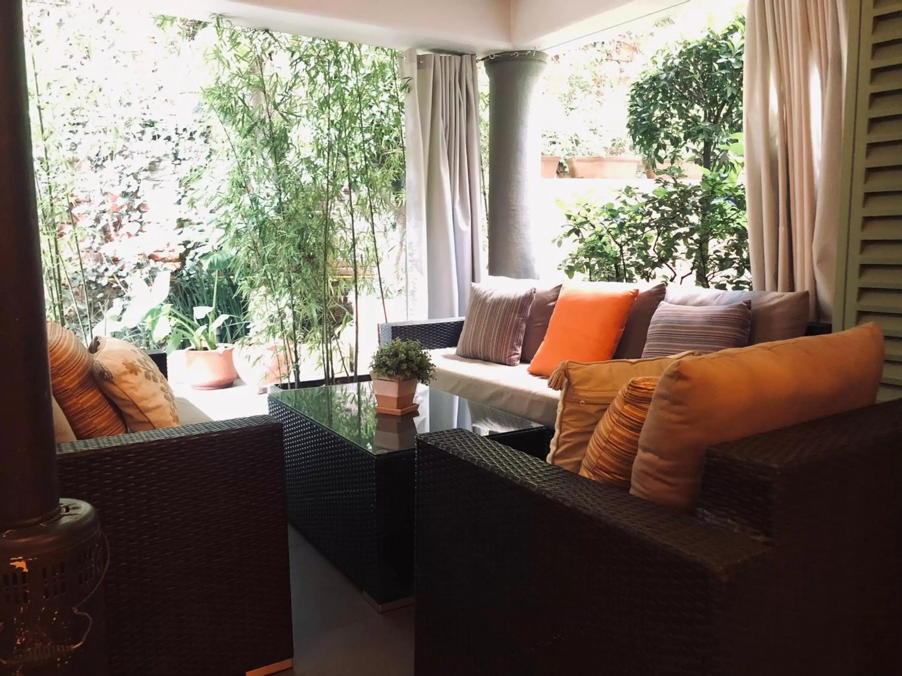 Patio, Seating Area in Hotel Villa Condesa
