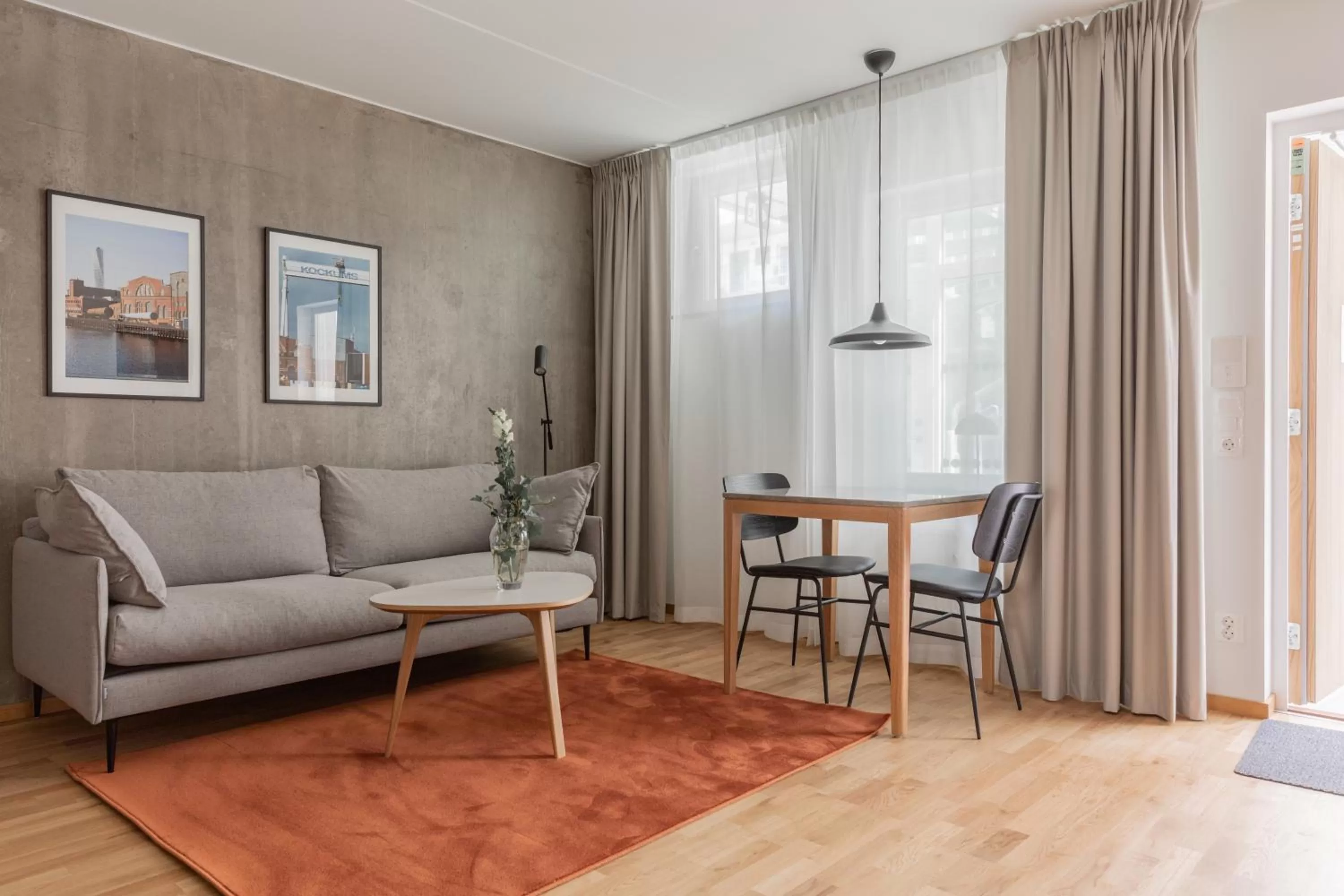 Living room in The More Hotel Västra Hamnen