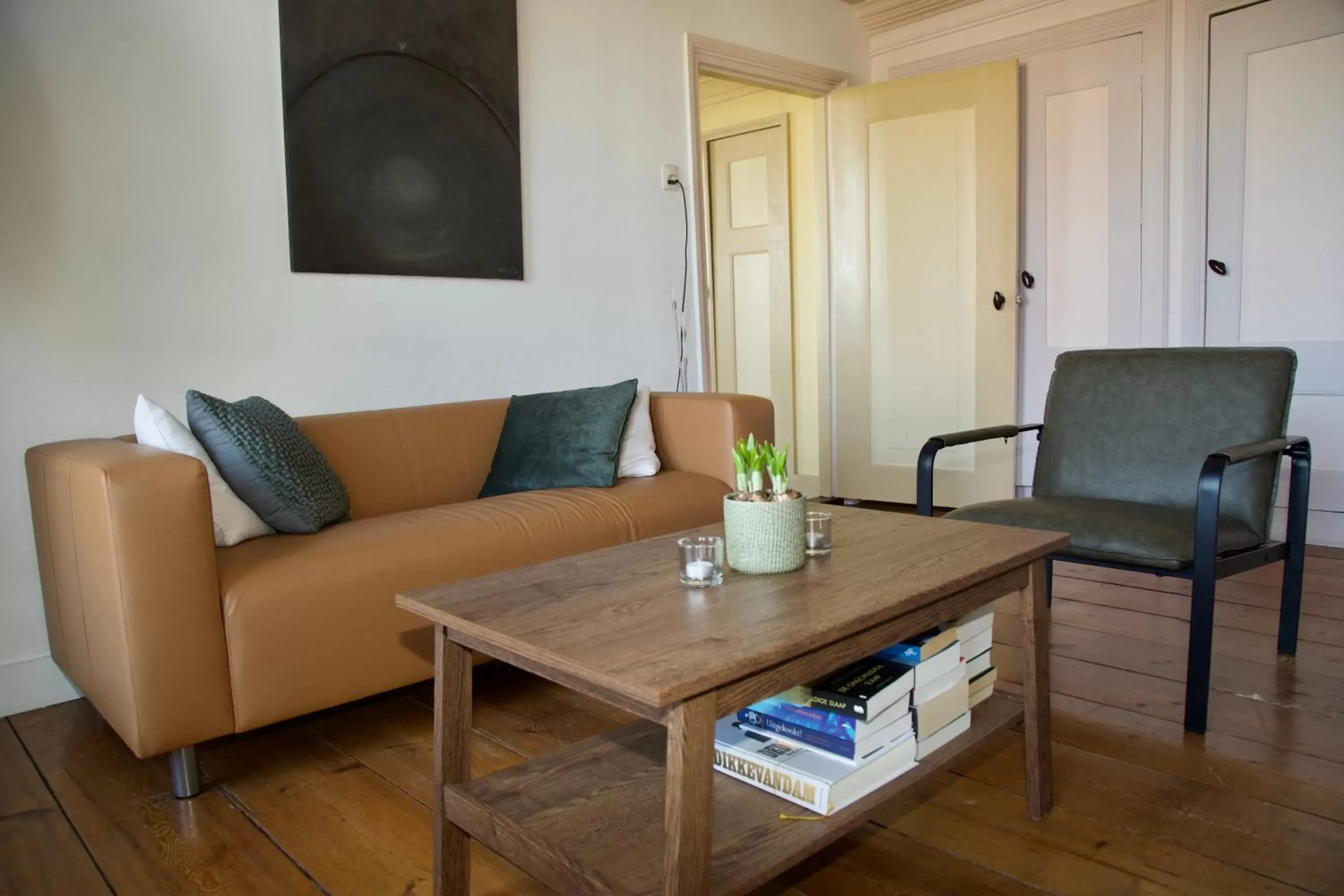 Living room, Seating Area in Logement Alde Leie