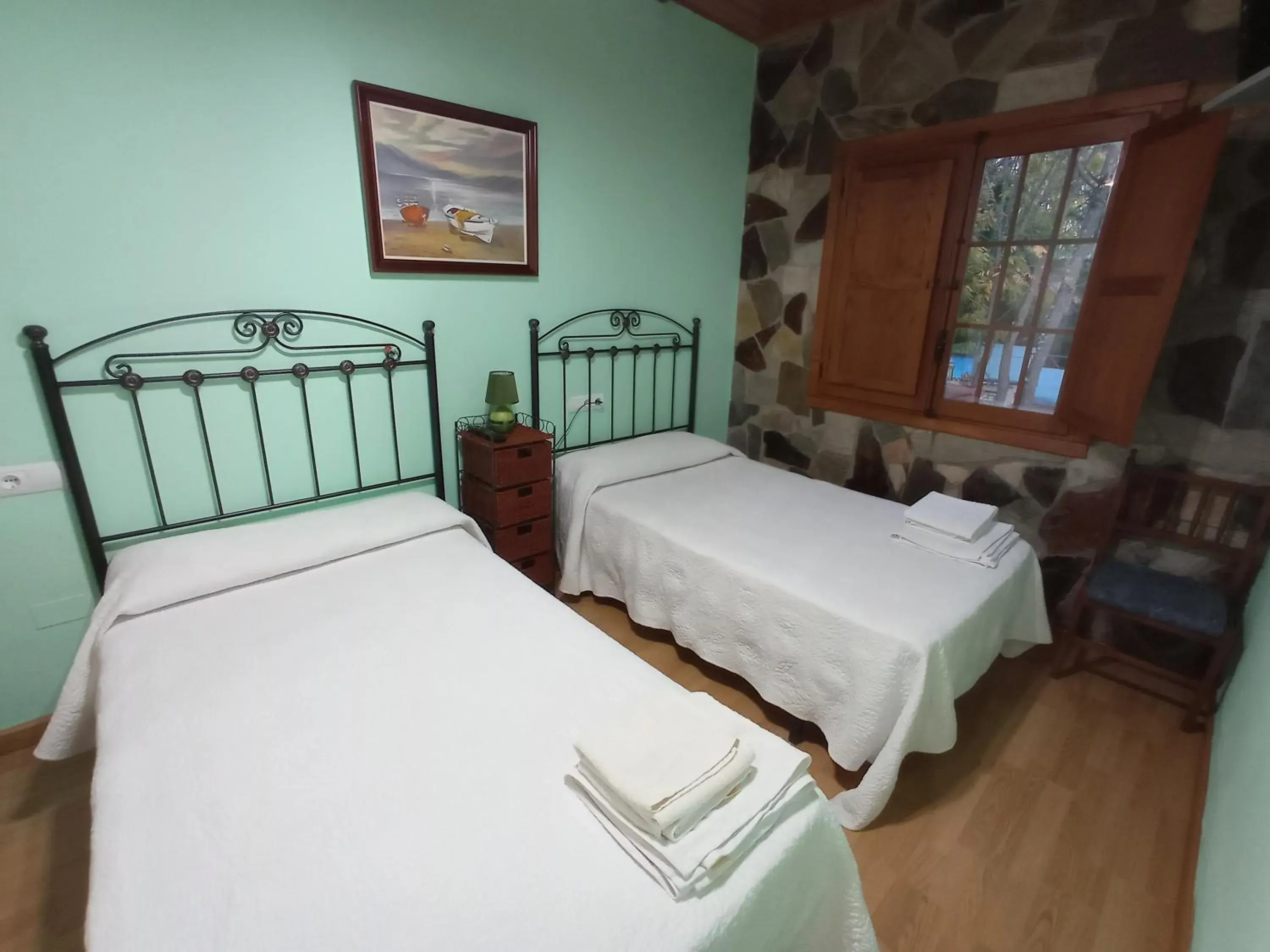 Bed in Hotel Rural Camino Medulas